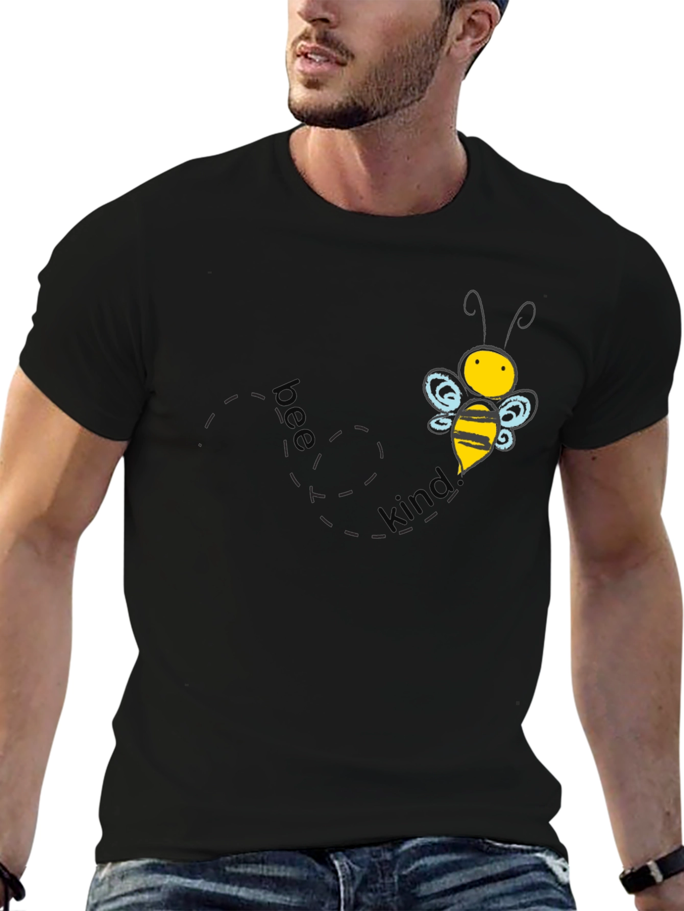 Bee Kind Graphic Tee - Soft Cotton Comfort