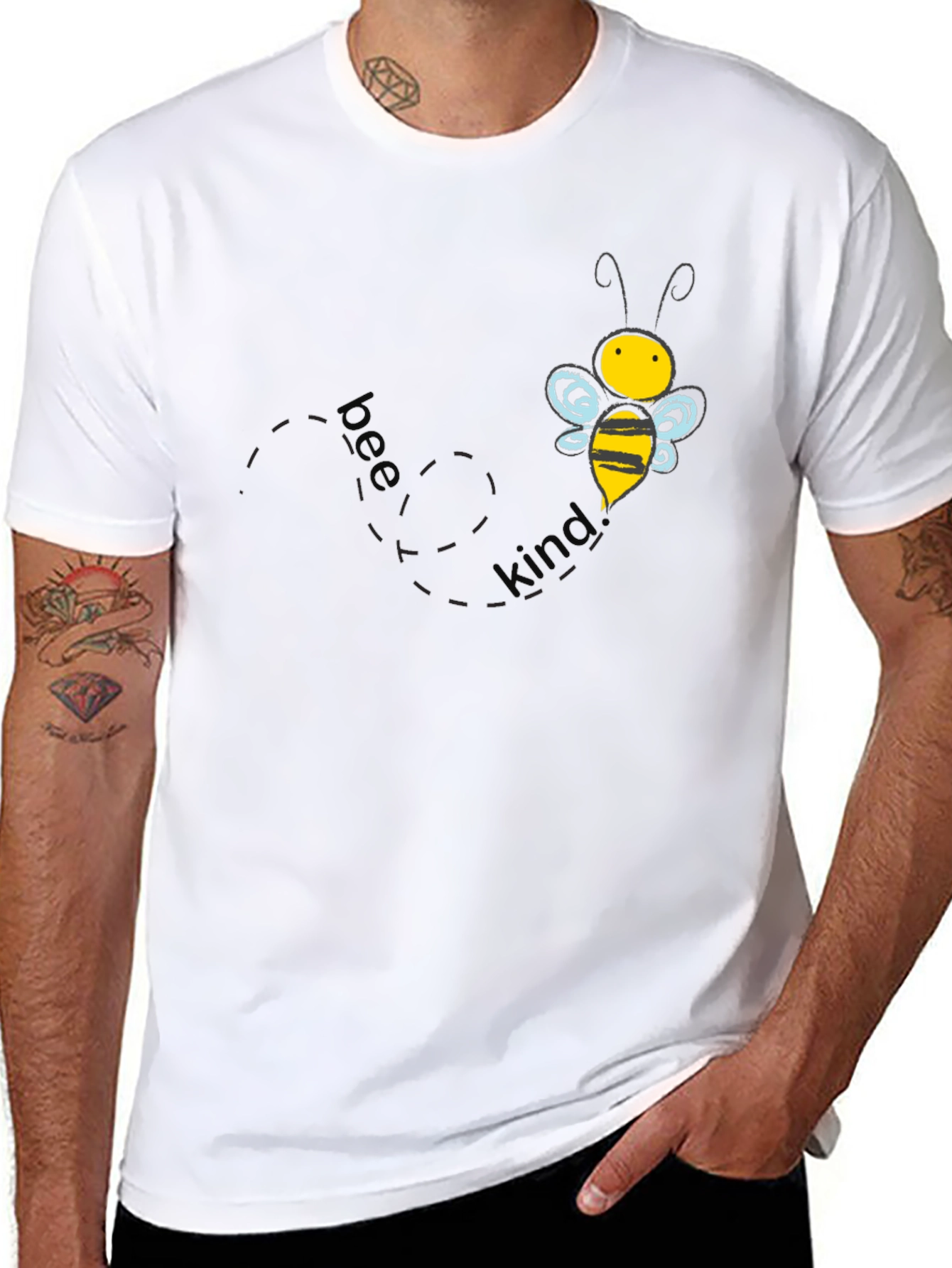 Bee Kind Graphic Tee - Soft Cotton Comfort