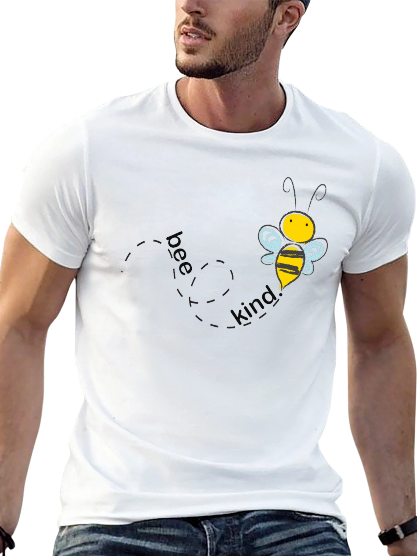 Bee Kind Graphic Tee - Soft Cotton Comfort
