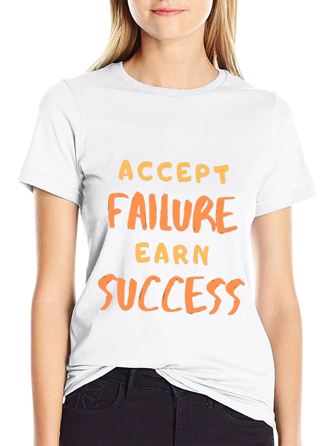 Accept Failure Earn Success Graphic Tee