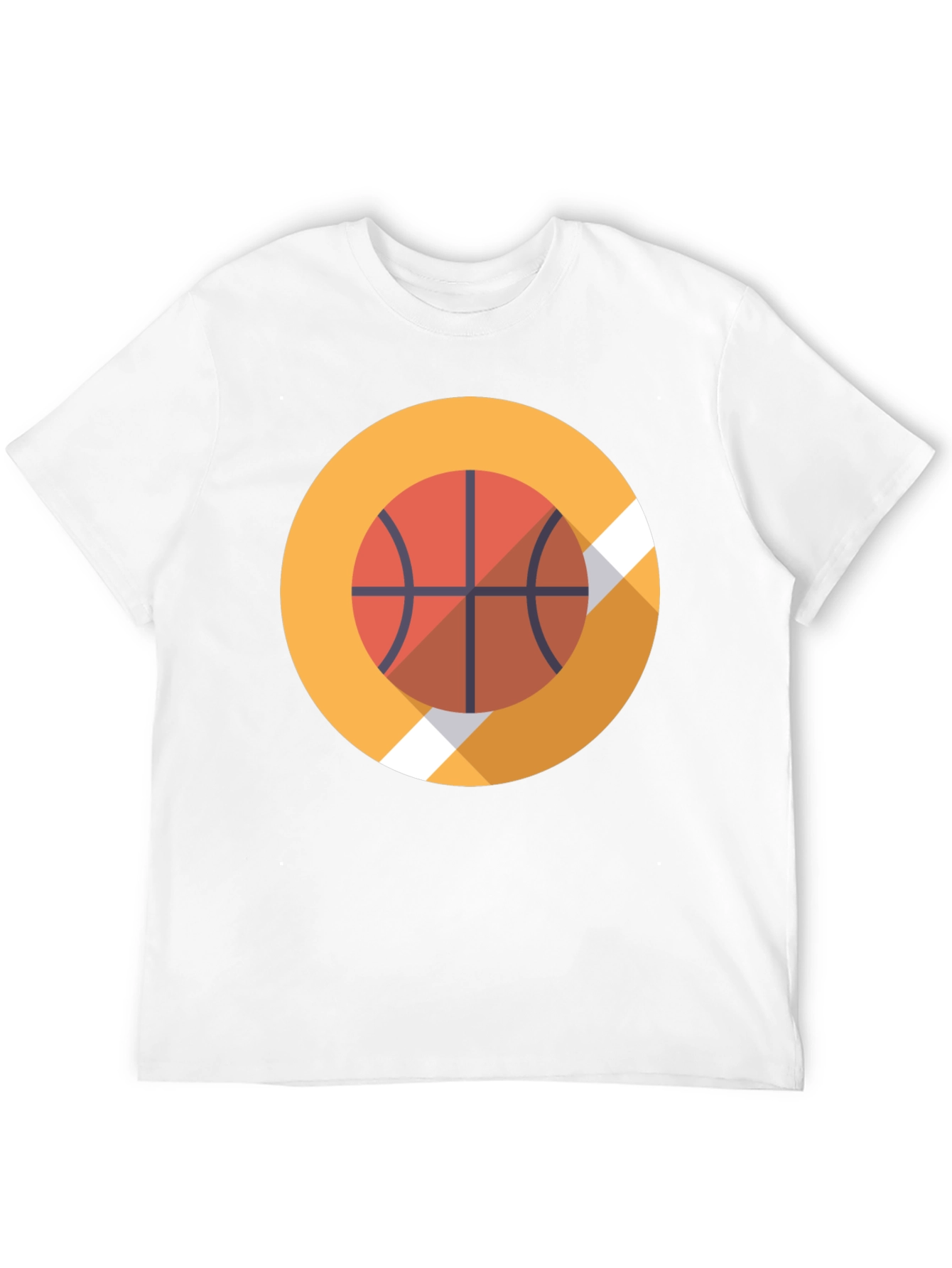Basketball Graphic Tee - Stylish Black Cotton T-Shirt