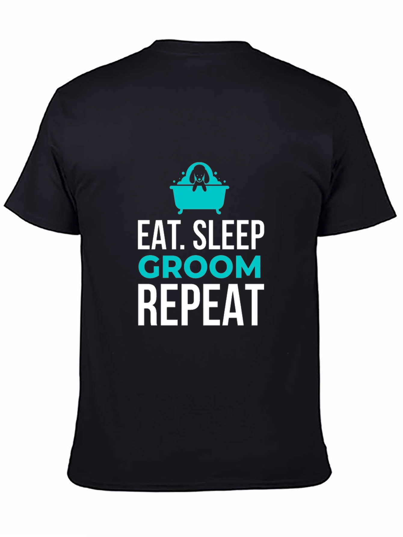 Eat Sleep Groom Repeat Graphic Tee