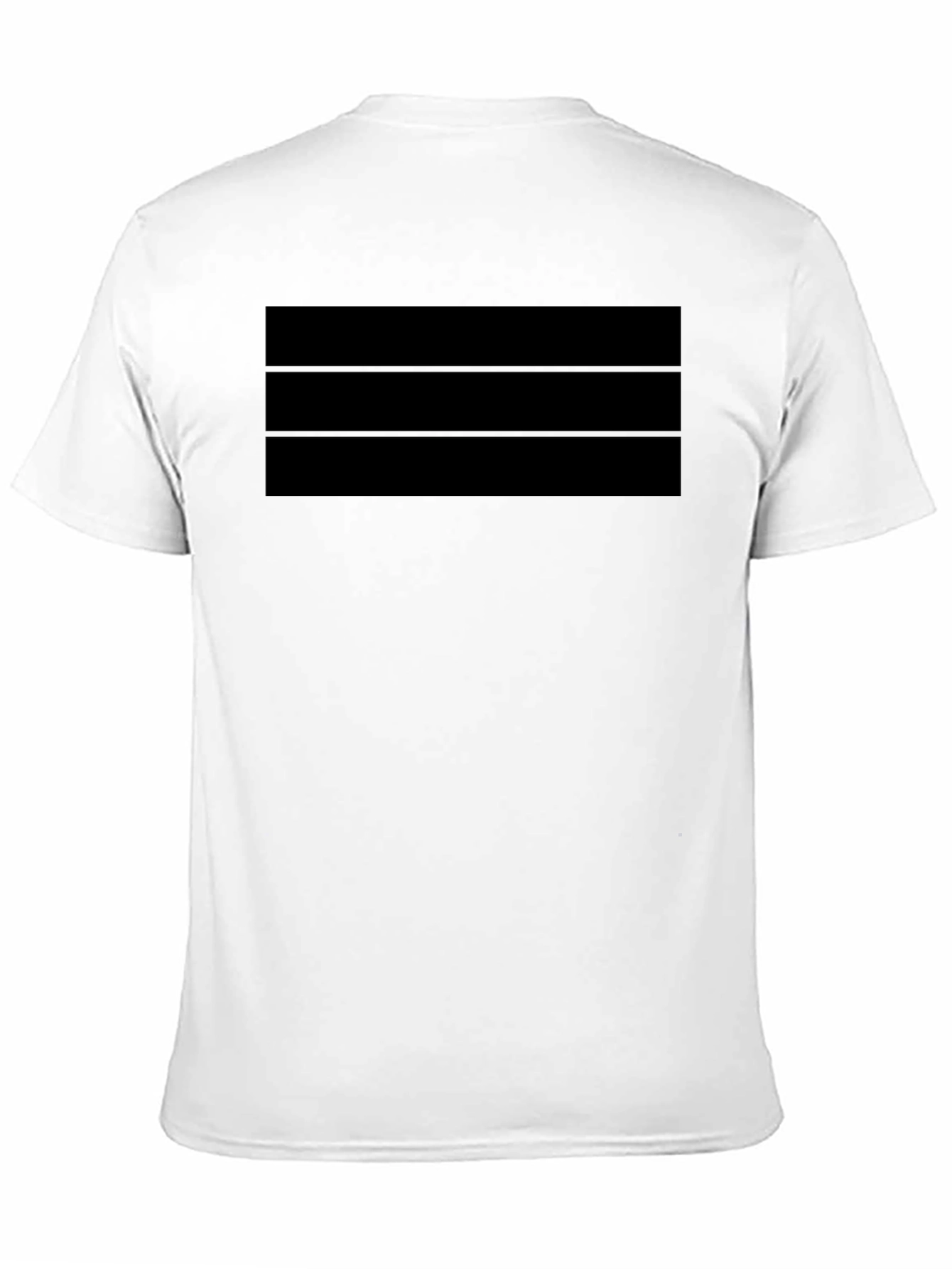 Solid Black Crew Neck T-Shirt