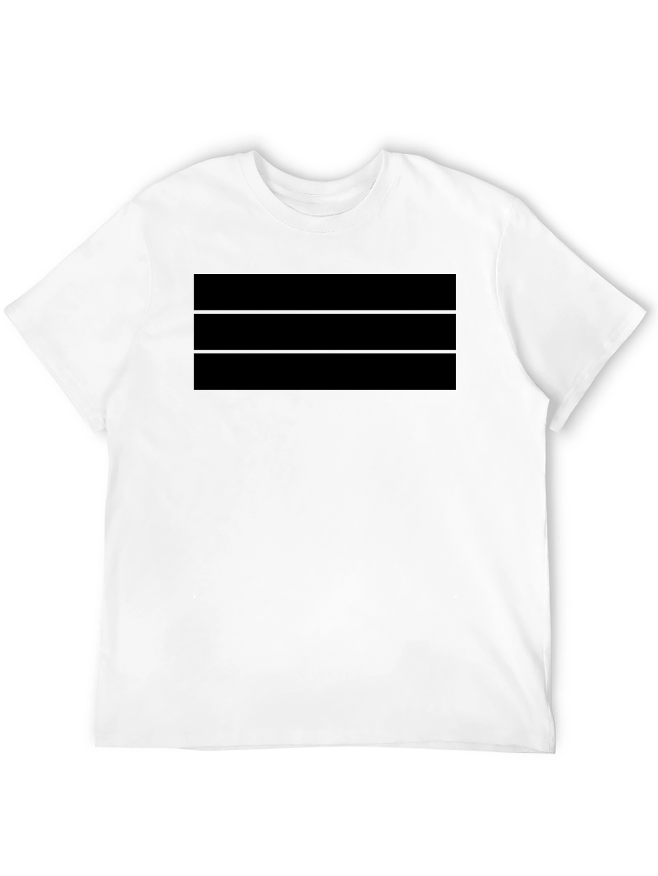 Solid Black Crew Neck T-Shirt