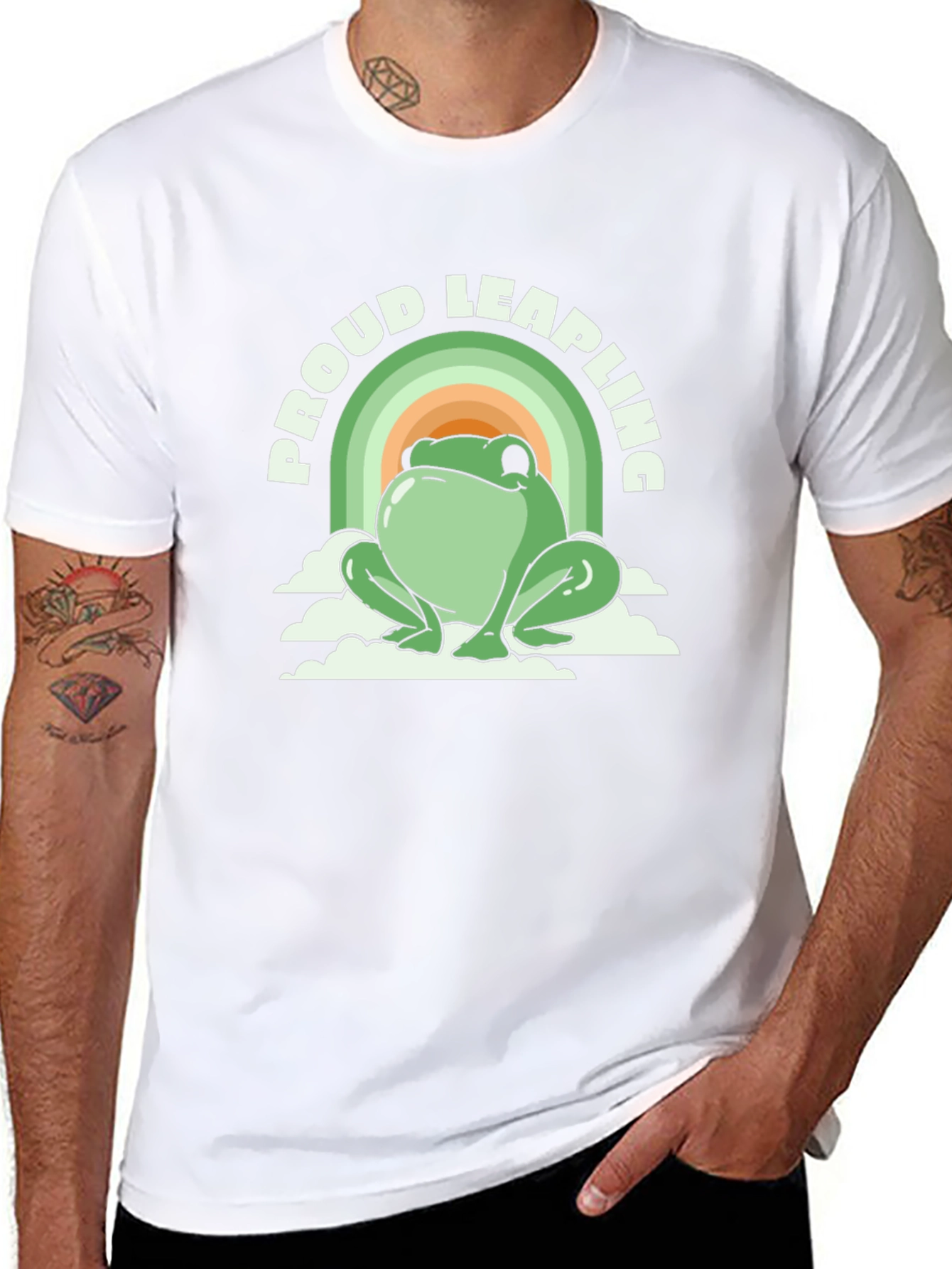 Proud Leapling Frog Graphic Tee
