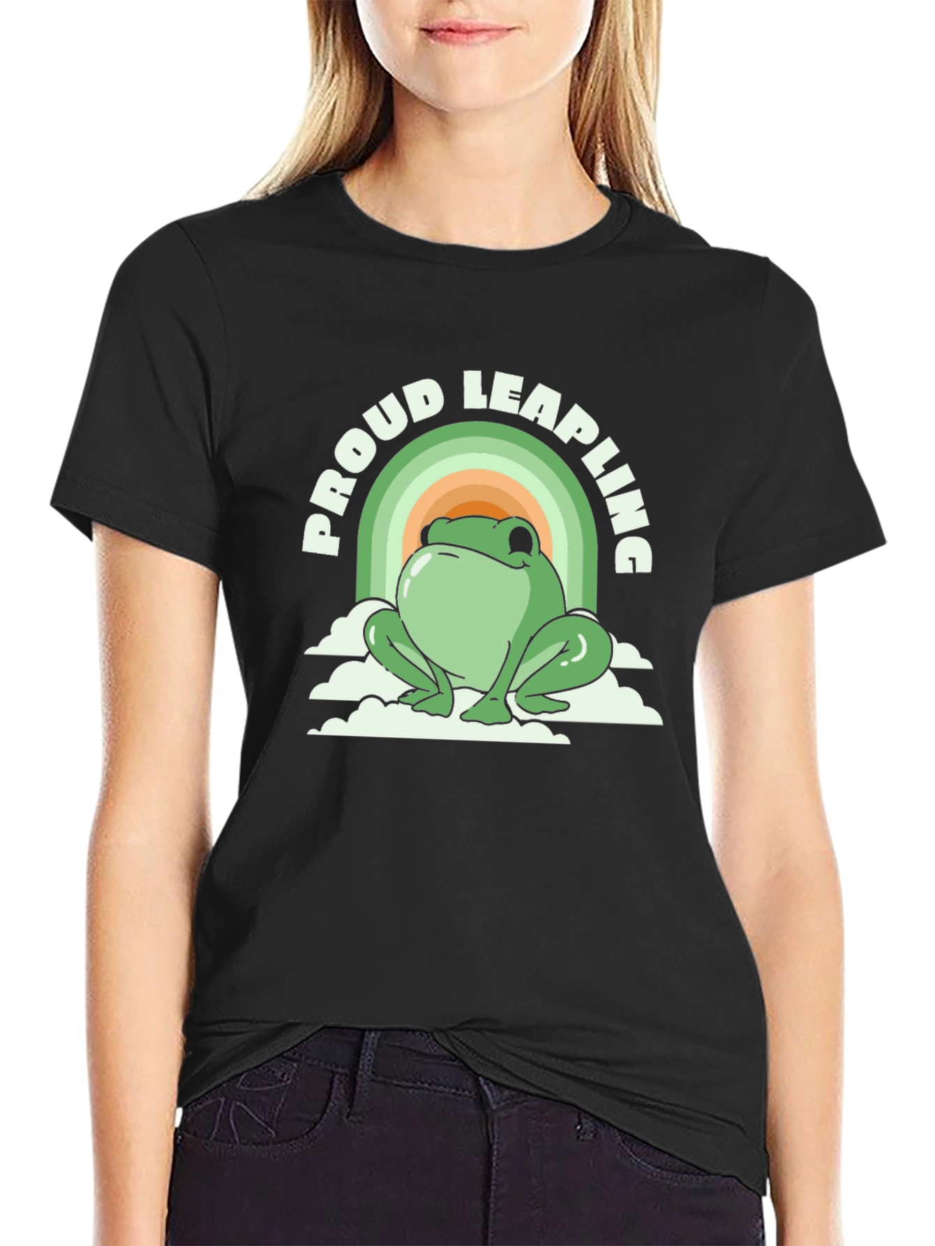 Proud Leapling Frog Graphic Tee