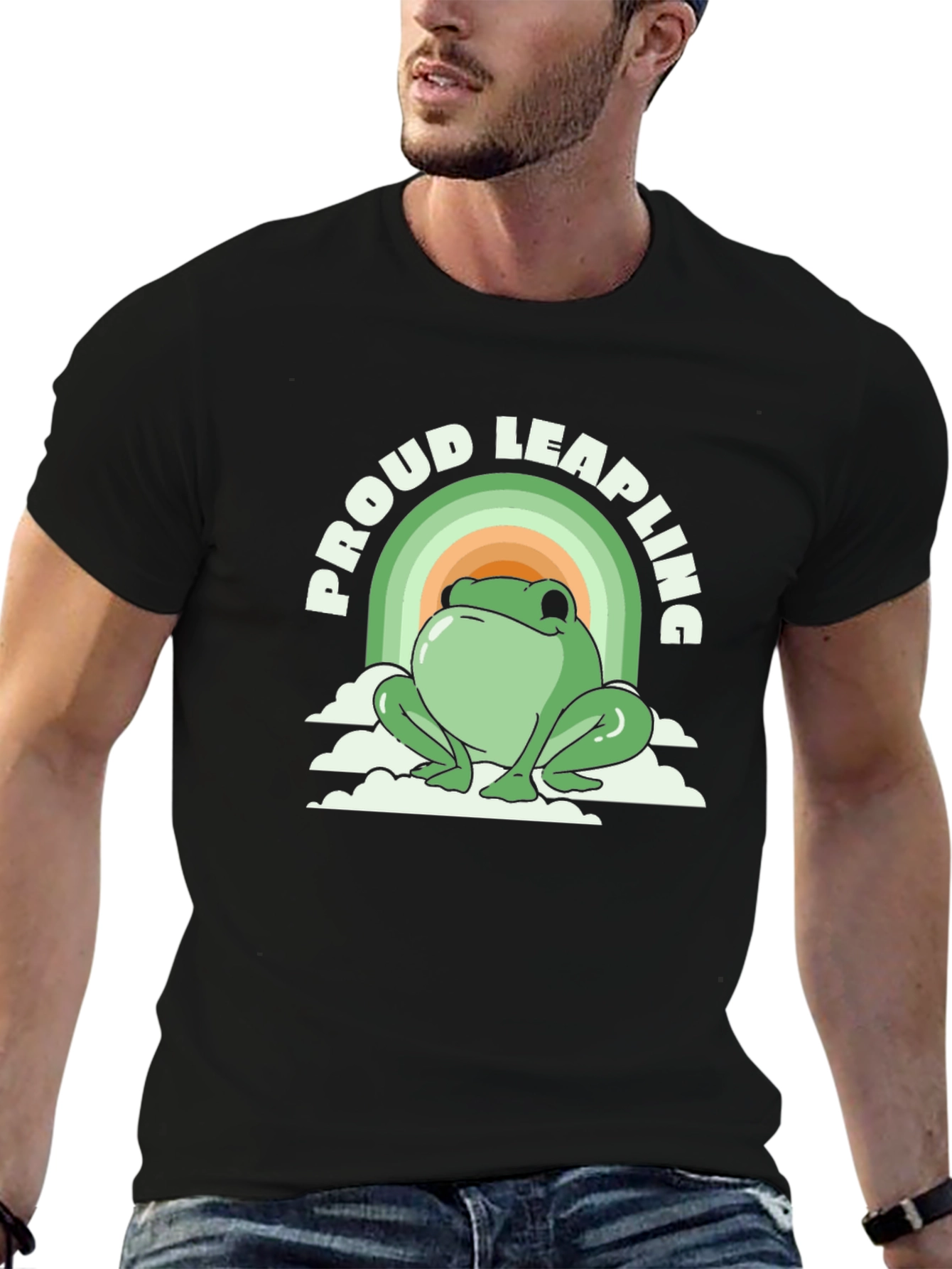 Proud Leapling Frog Graphic Tee