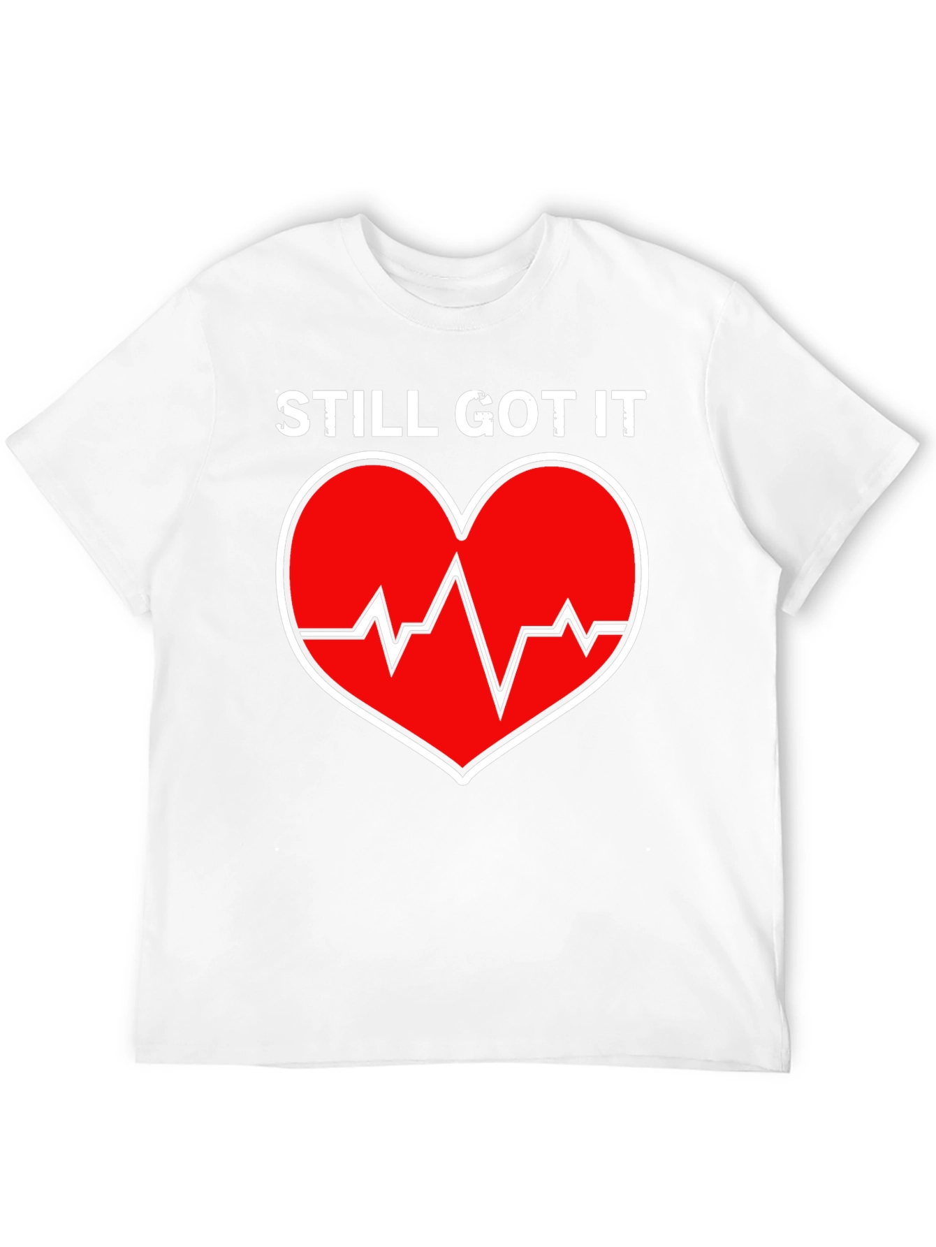 Still Got It Heartbeat Graphic Tee - Black