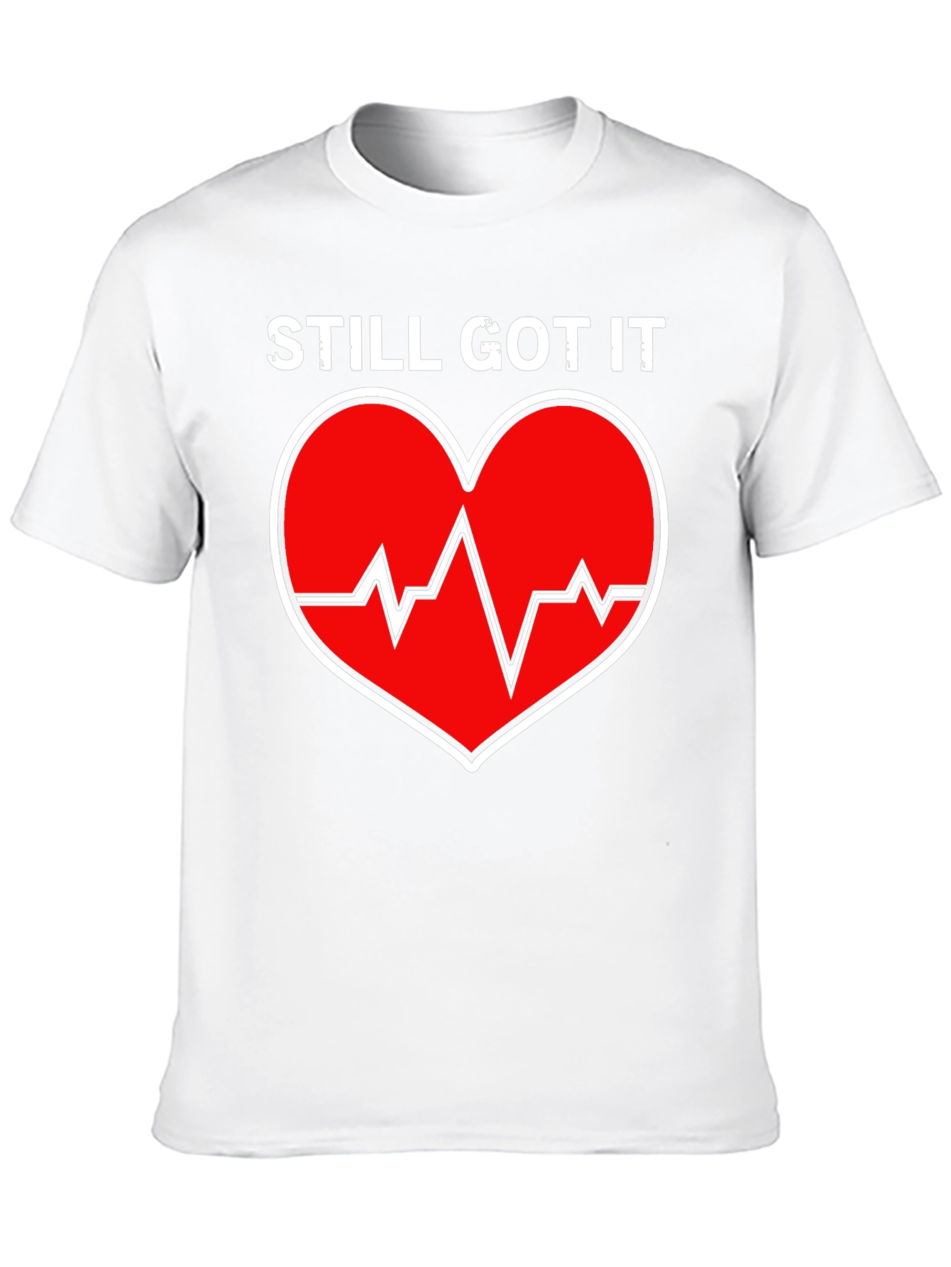 Still Got It Heartbeat Graphic Tee - Black