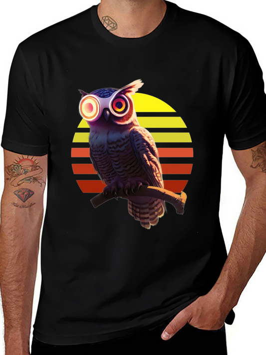 Retro Owl T-Shirt: Stylish Graphic Tee