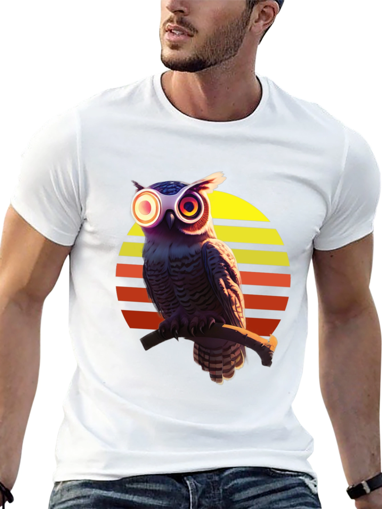 Retro Owl T-Shirt: Stylish Graphic Tee