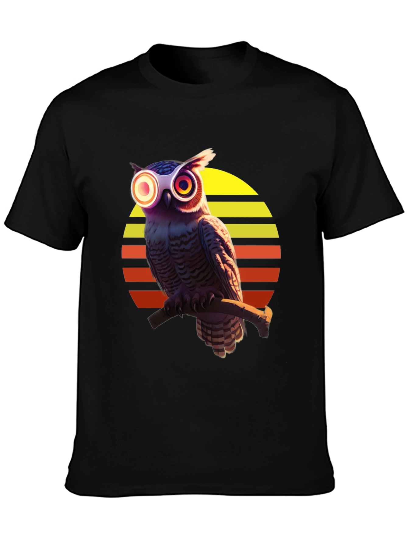 Retro Owl T-Shirt: Stylish Graphic Tee