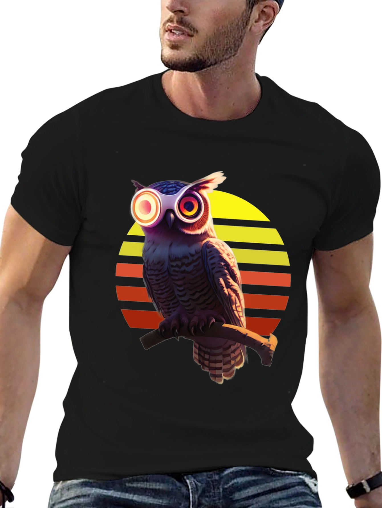 Retro Owl T-Shirt: Stylish Graphic Tee