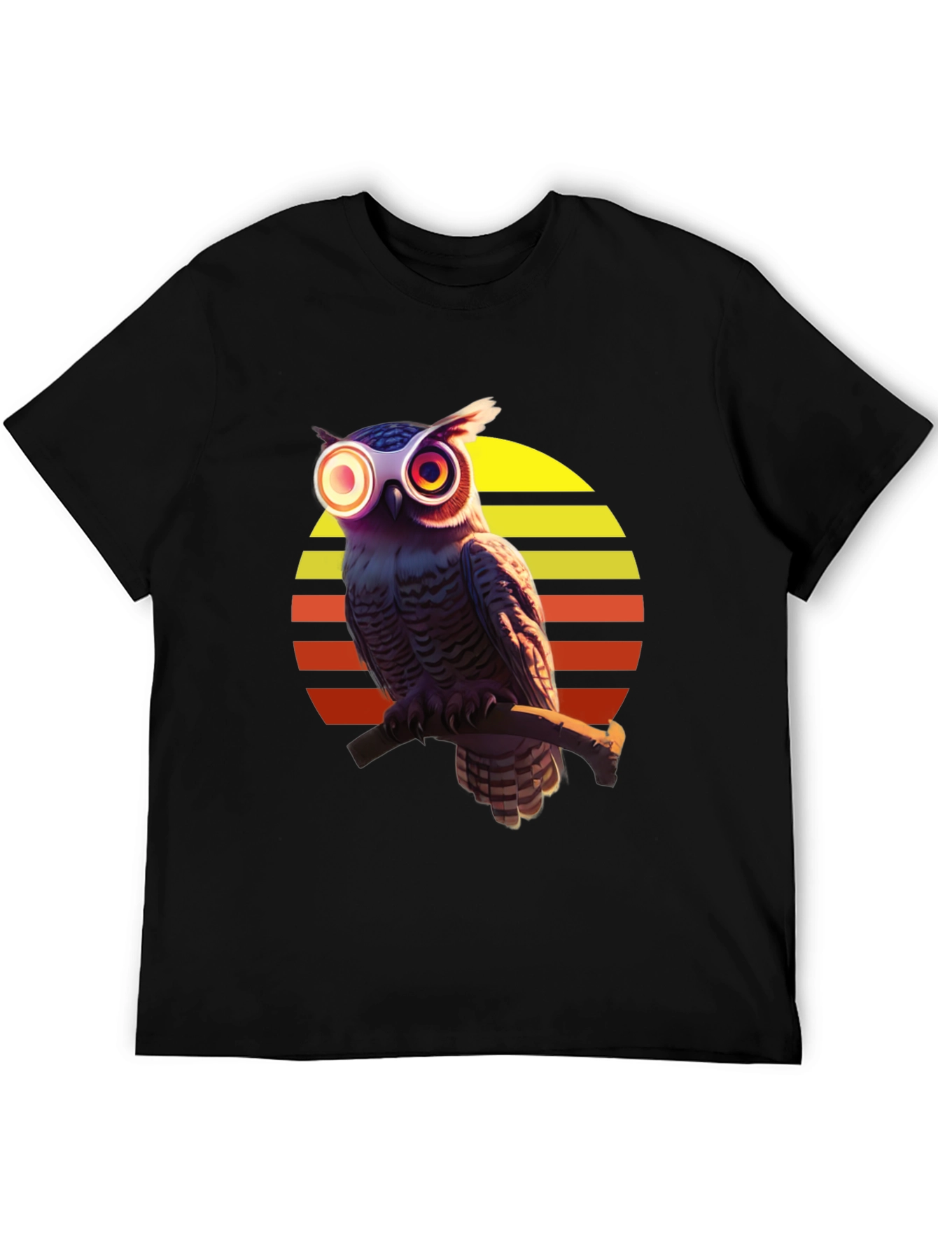 Retro Owl T-Shirt: Stylish Graphic Tee
