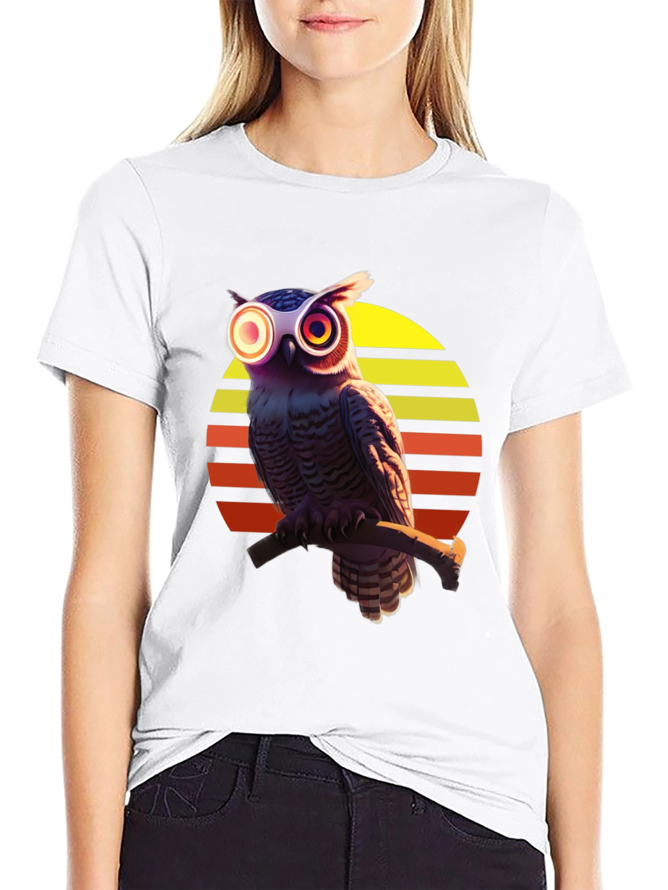 Retro Owl T-Shirt: Stylish Graphic Tee