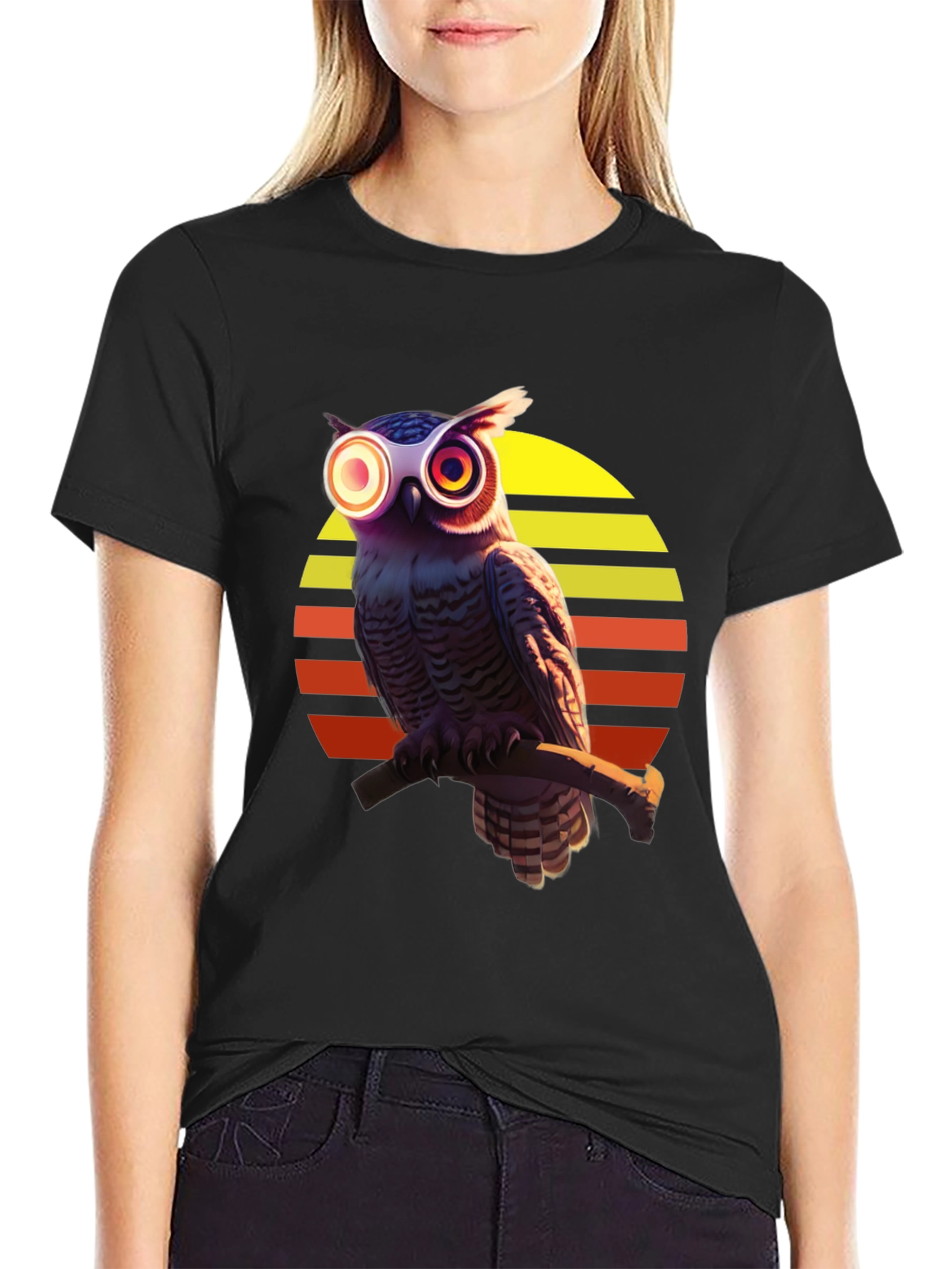 Retro Owl T-Shirt: Stylish Graphic Tee