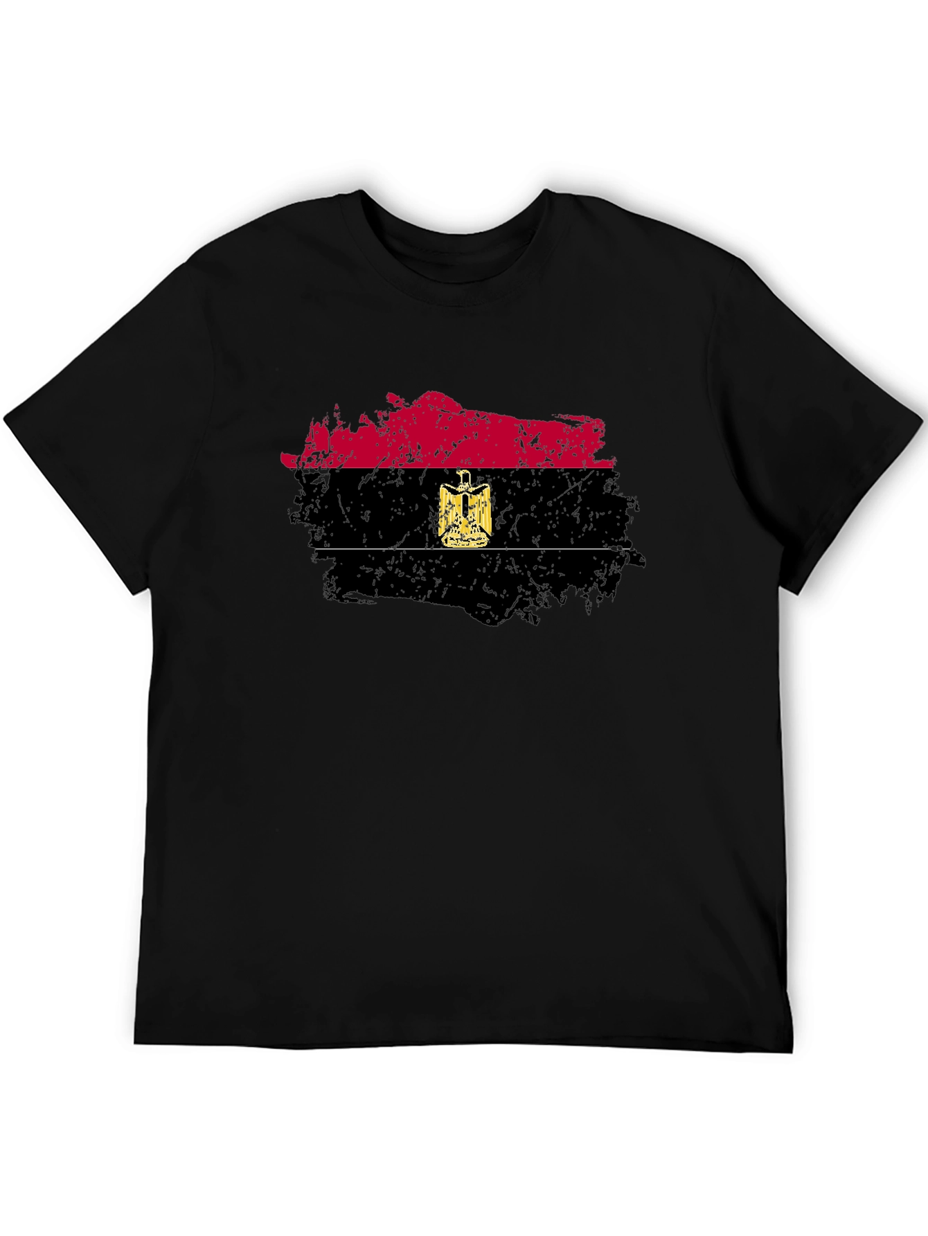 Distressed Egypt Flag Graphic Tee