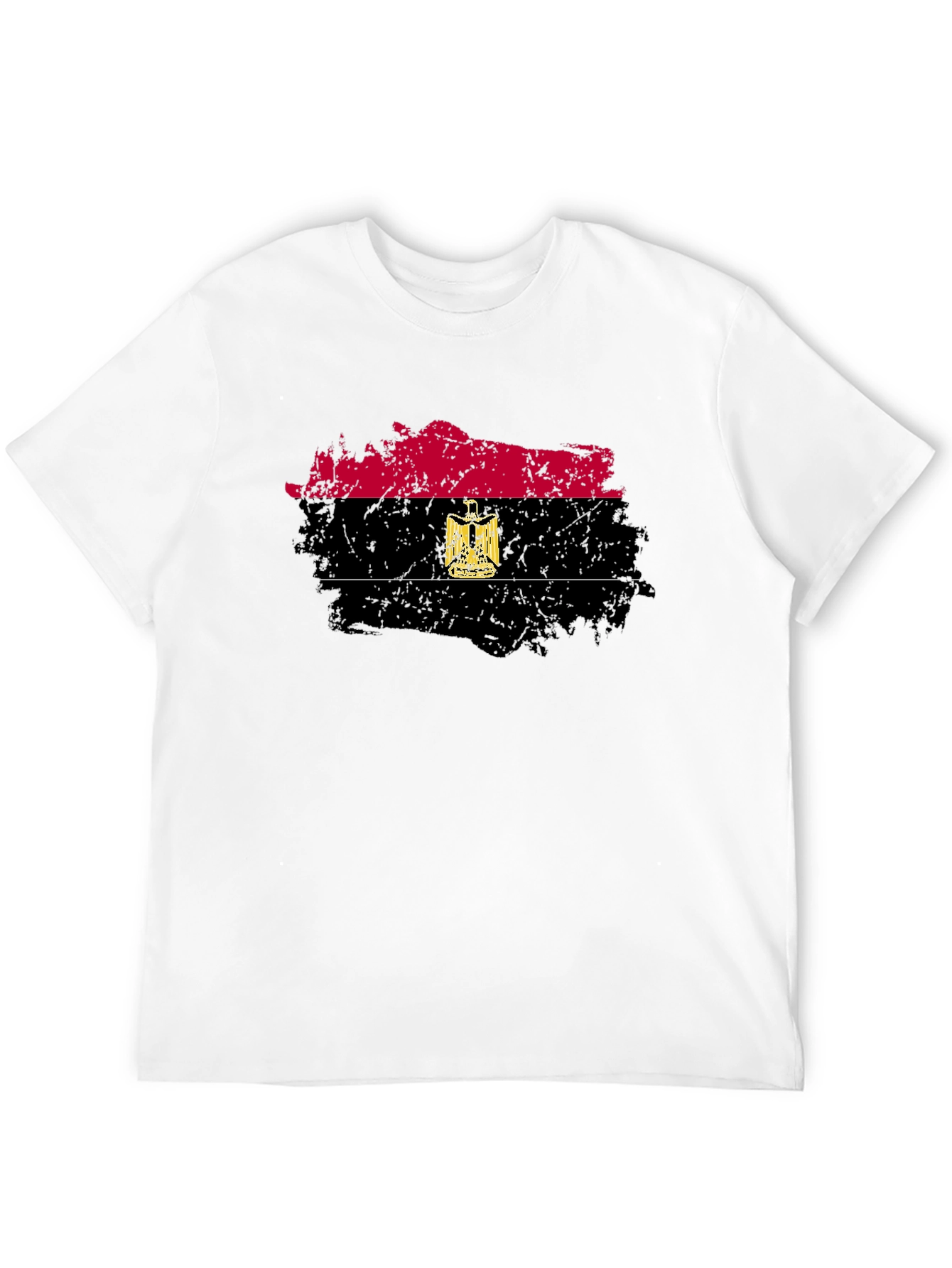 Distressed Egypt Flag Graphic Tee