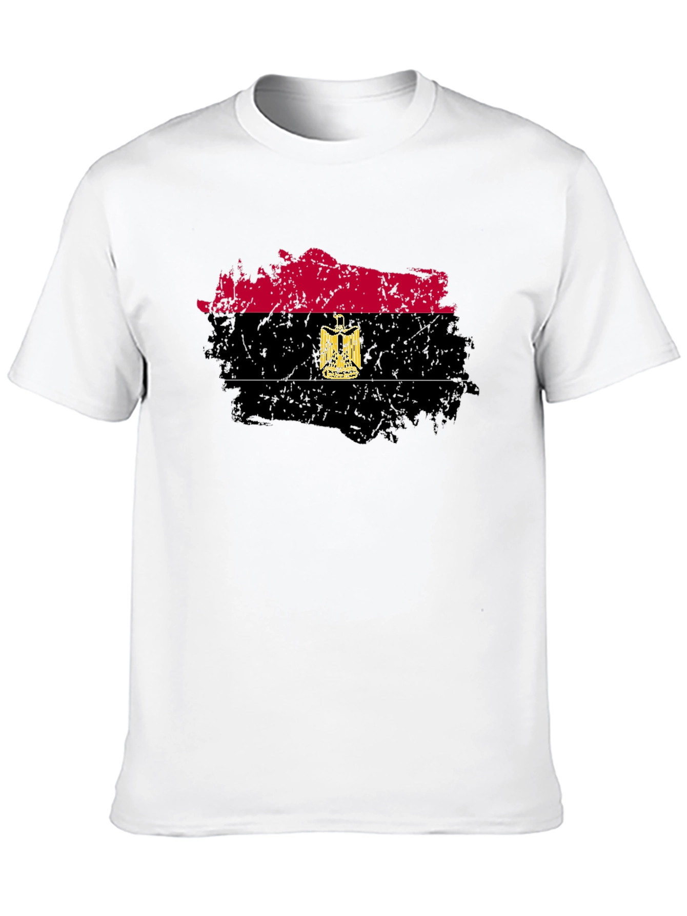 Distressed Egypt Flag Graphic Tee