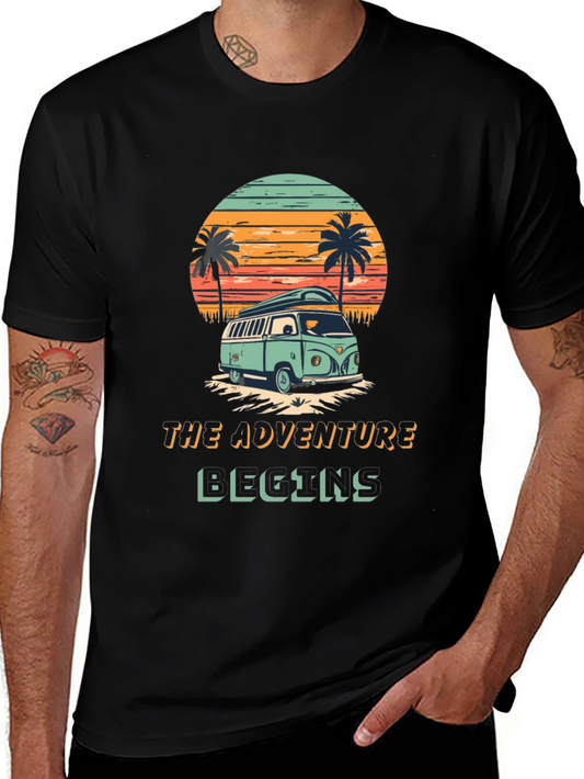 Adventure Begins Graphic T-Shirt