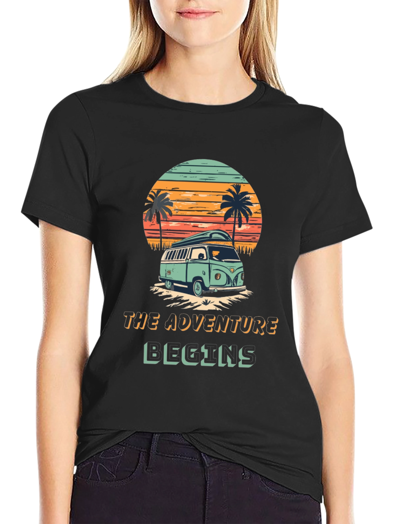 Adventure Begins Graphic T-Shirt