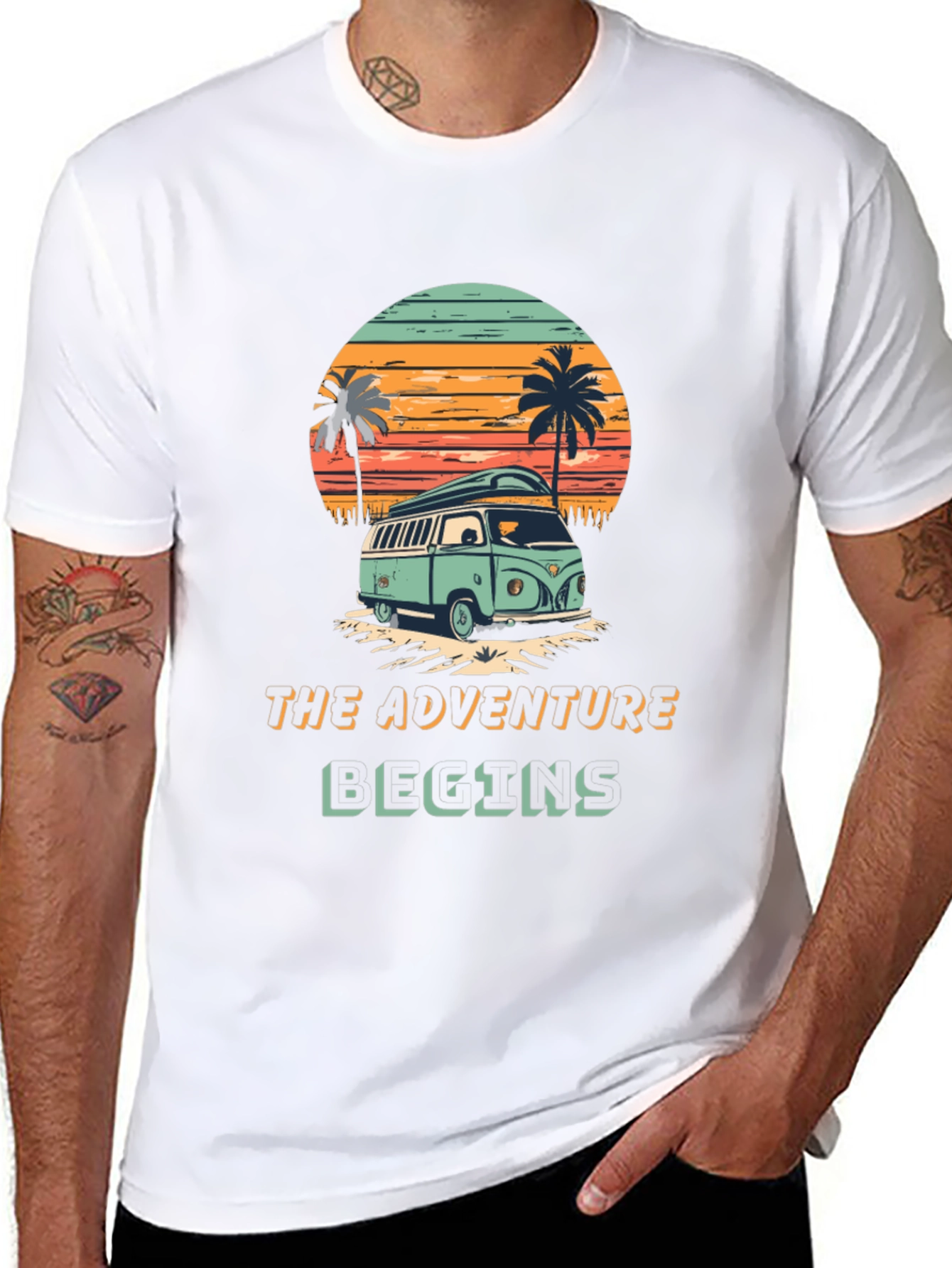 Adventure Begins Graphic T-Shirt