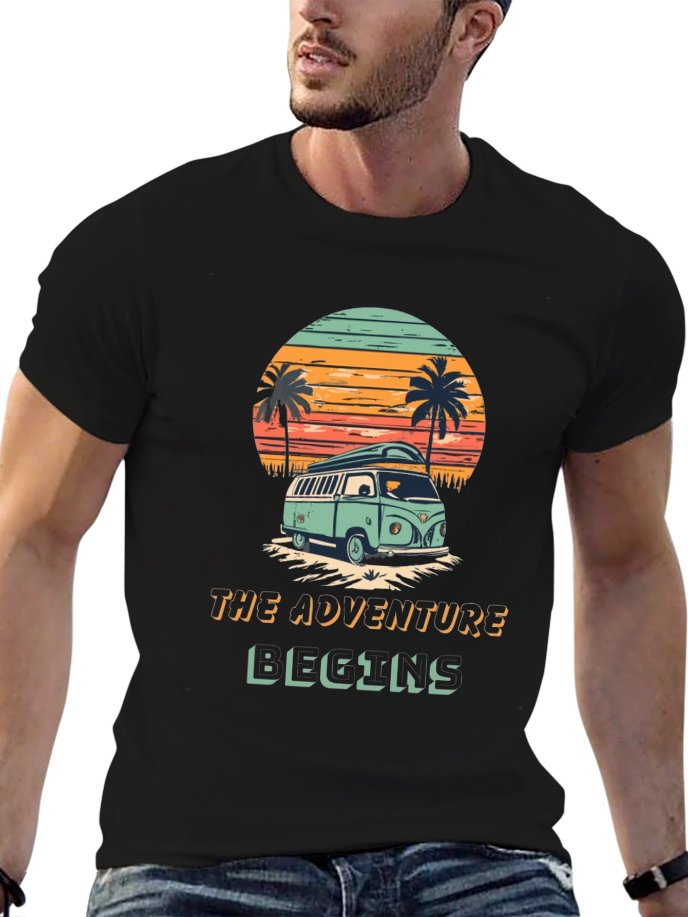 Adventure Begins Graphic T-Shirt