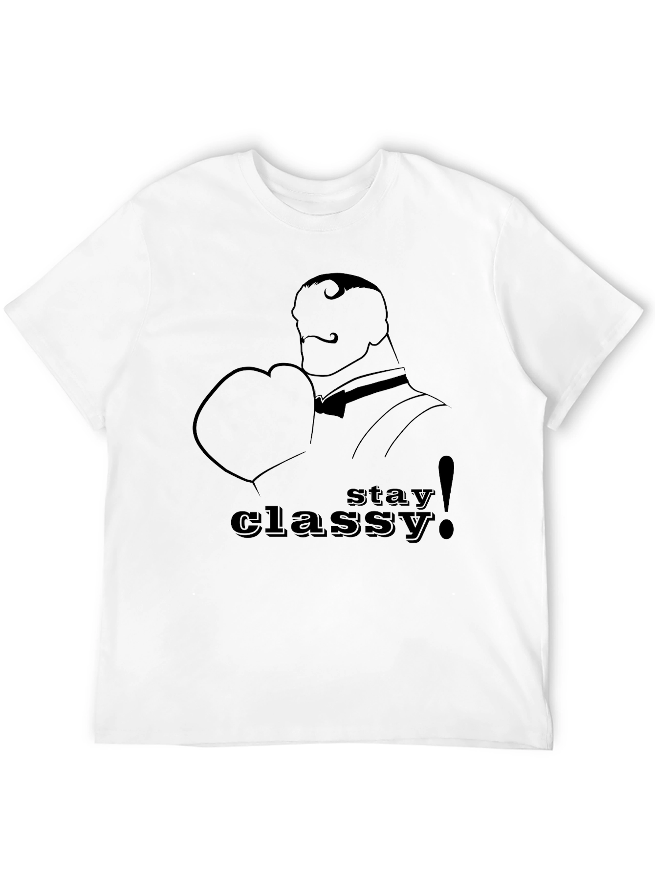 Stay Classy Black T-Shirt
