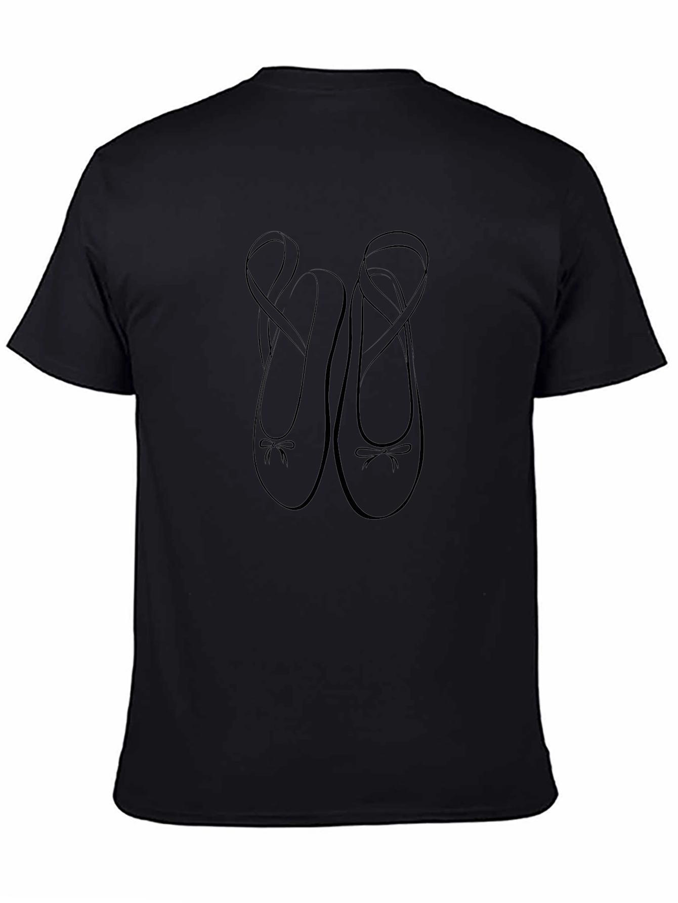 Ballet Shoe Graphic Tee - Black