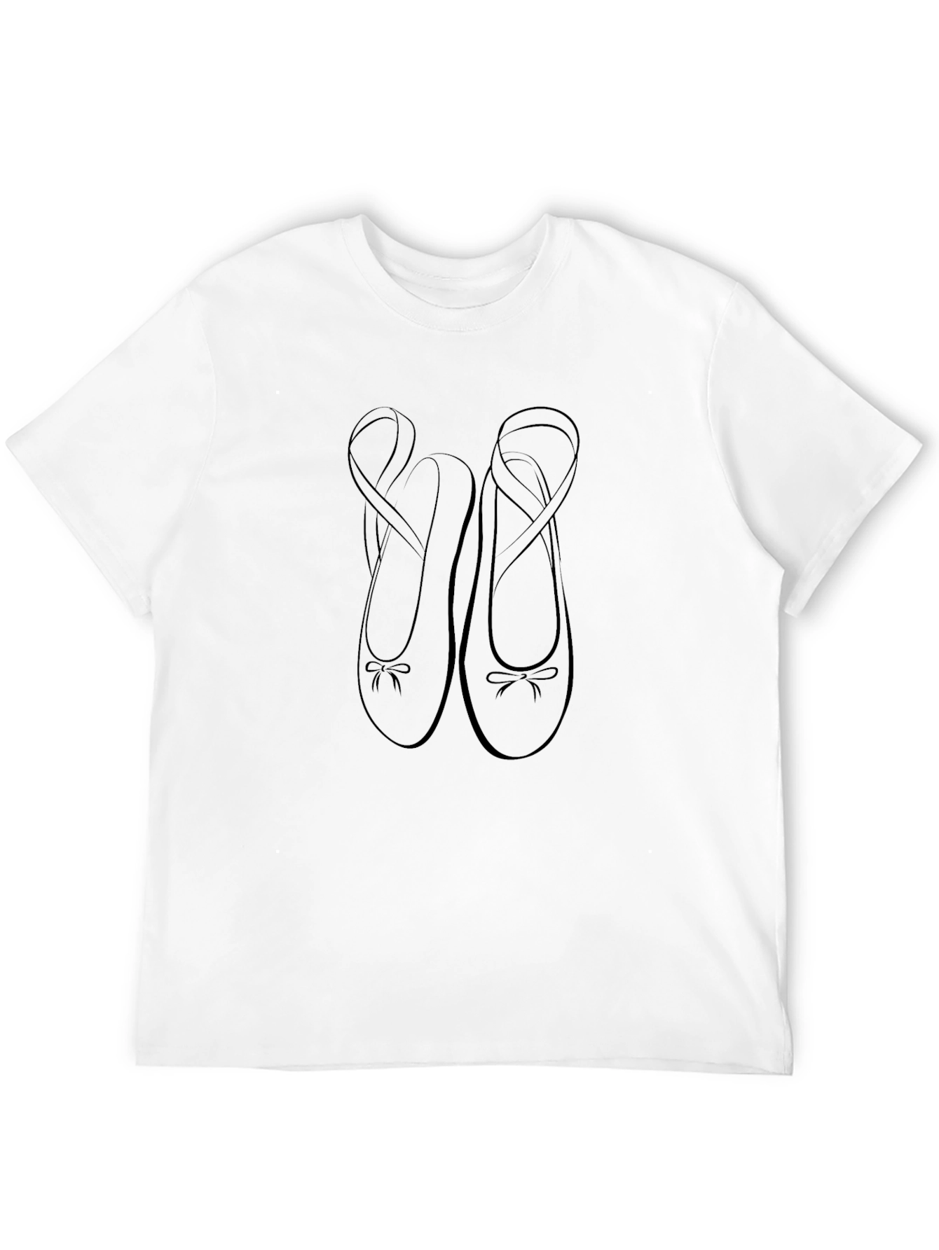 Ballet Shoe Graphic Tee - Black