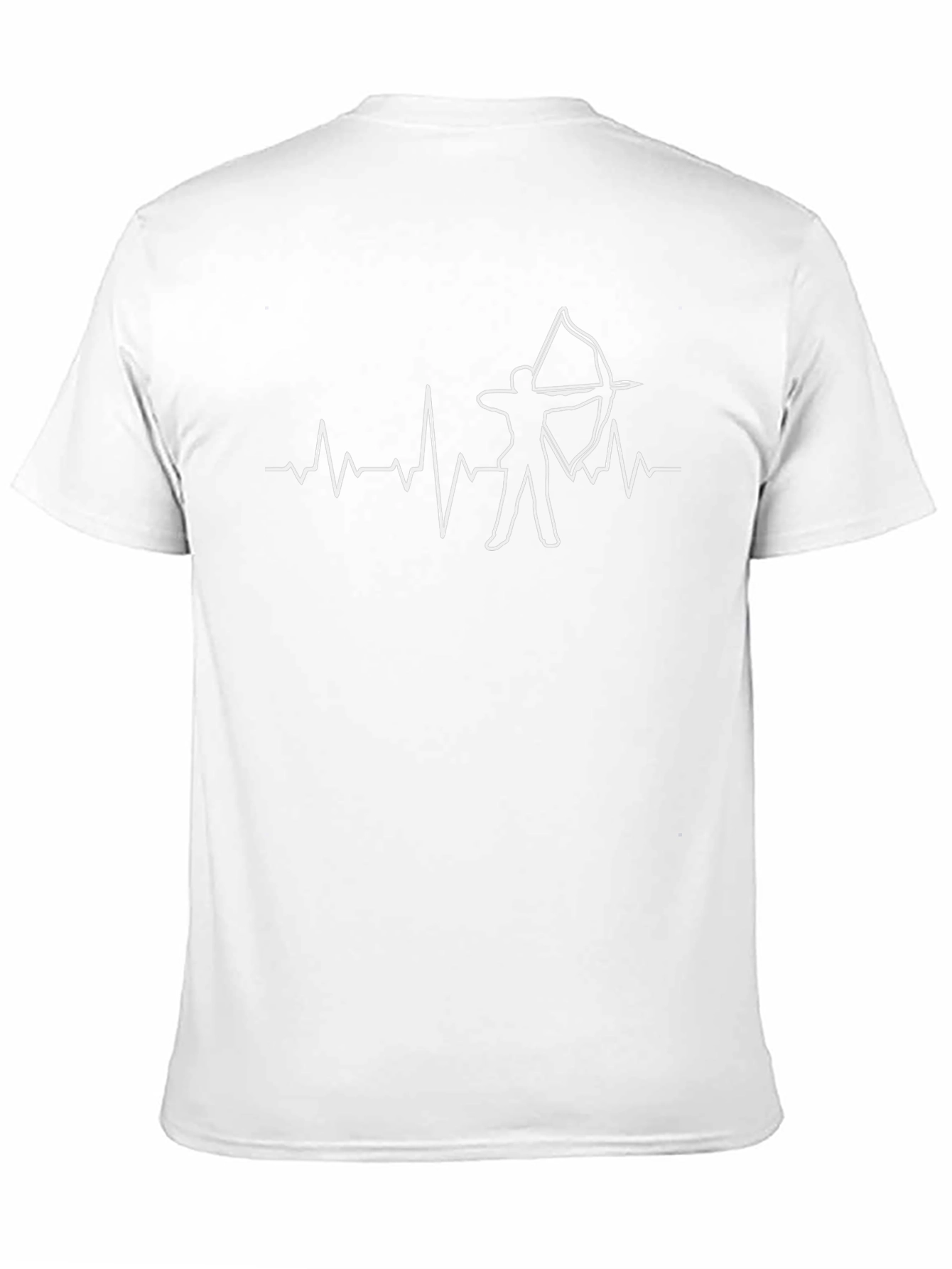 Archery Heartbeat Graphic Tee - Black
