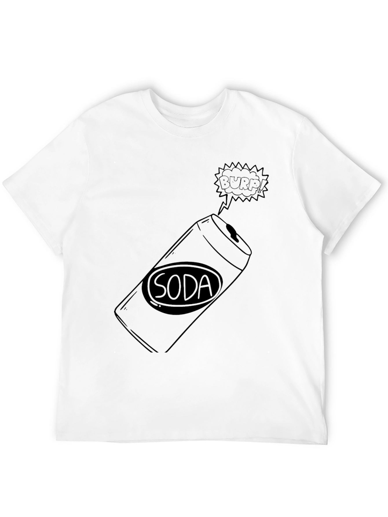 Soda Burp Black T-Shirt