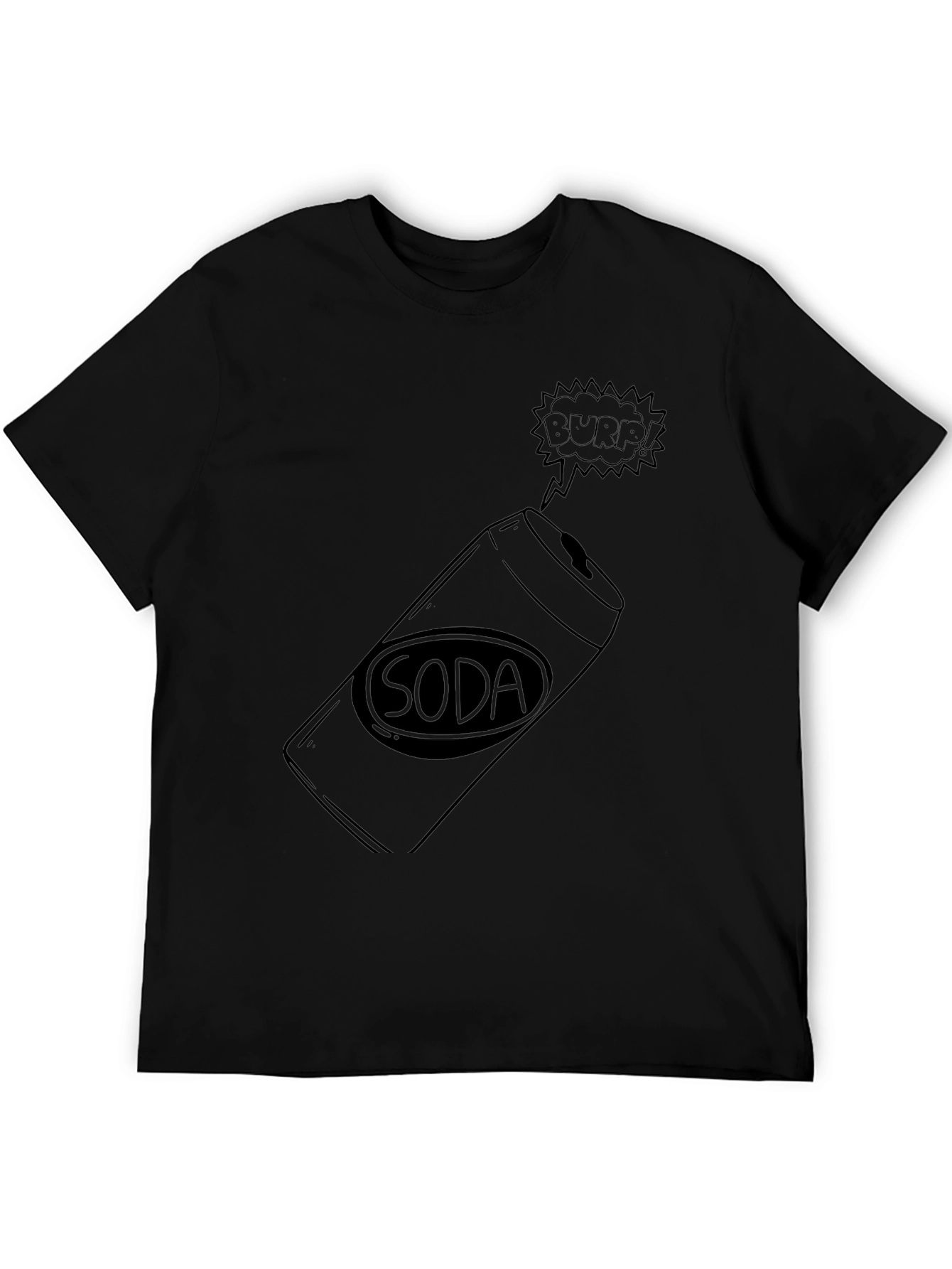 Soda Burp Black T-Shirt