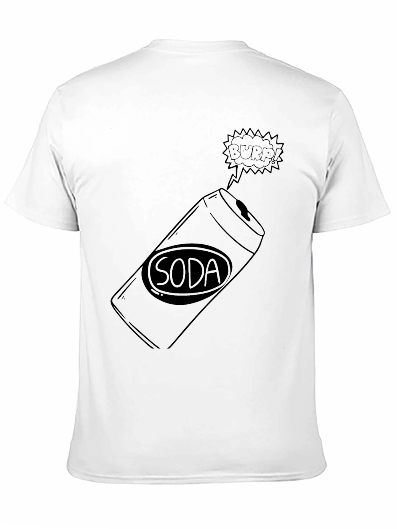 Soda Burp Black T-Shirt