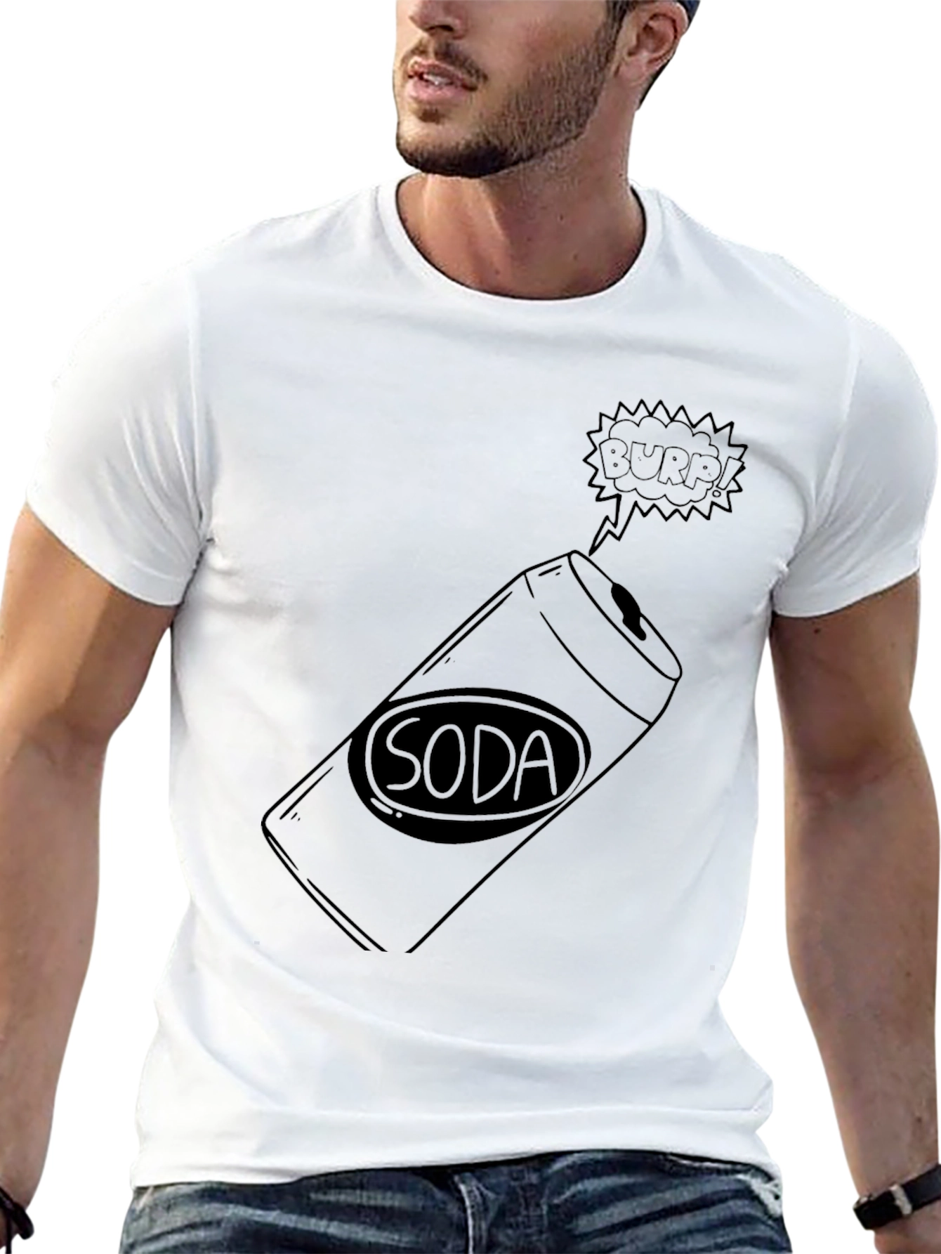 Soda Burp Black T-Shirt