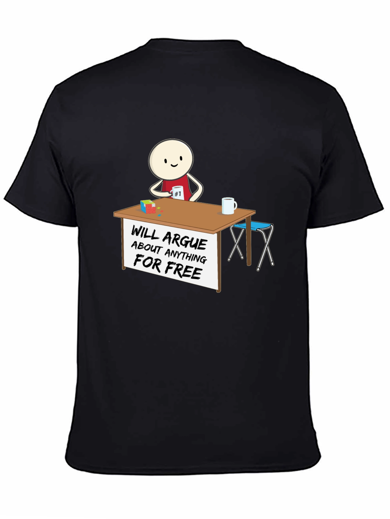 Arguing T-Shirt: Funny Cartoon Graphic Tee