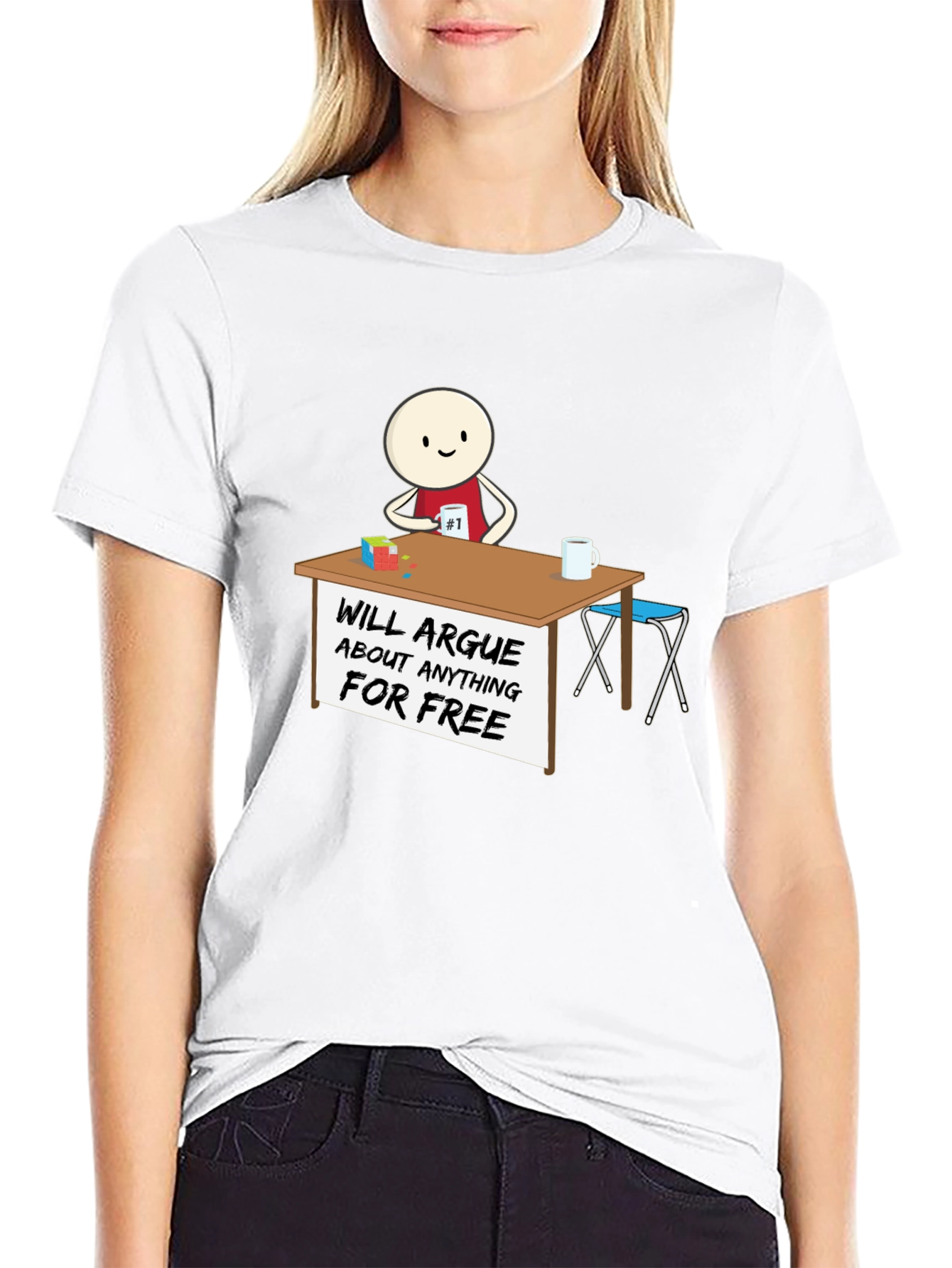 Arguing T-Shirt: Funny Cartoon Graphic Tee