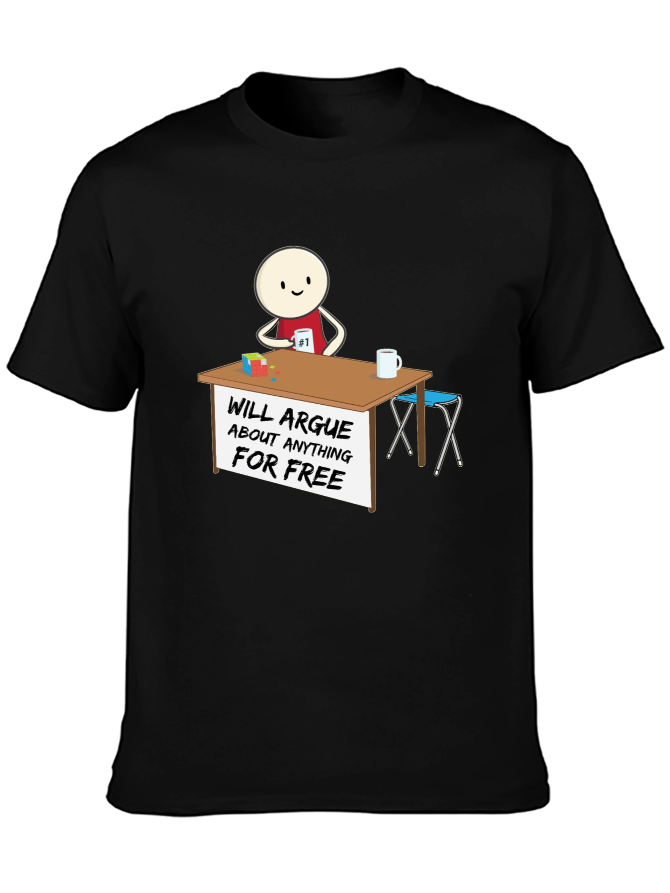 Arguing T-Shirt: Funny Cartoon Graphic Tee