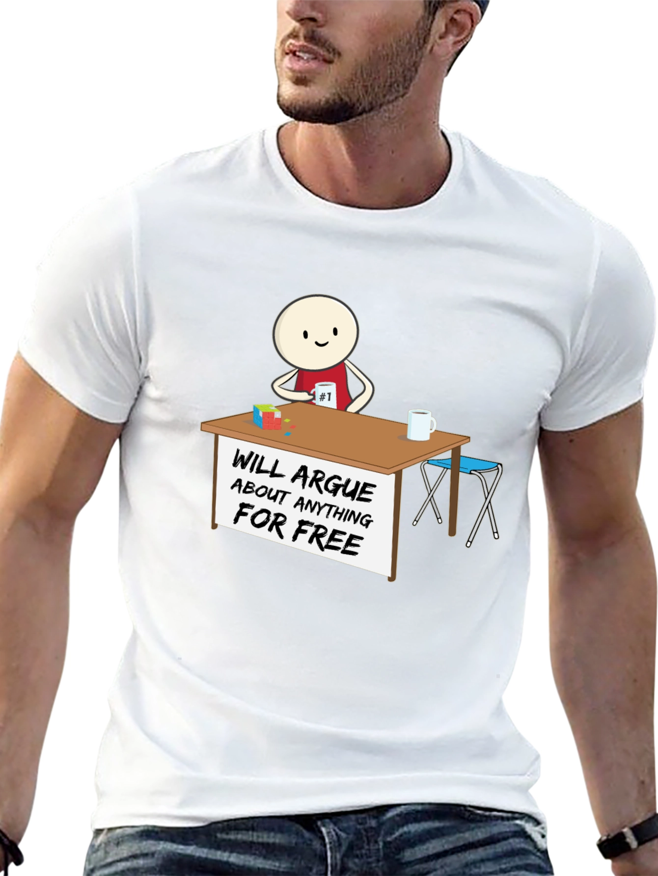 Arguing T-Shirt: Funny Cartoon Graphic Tee