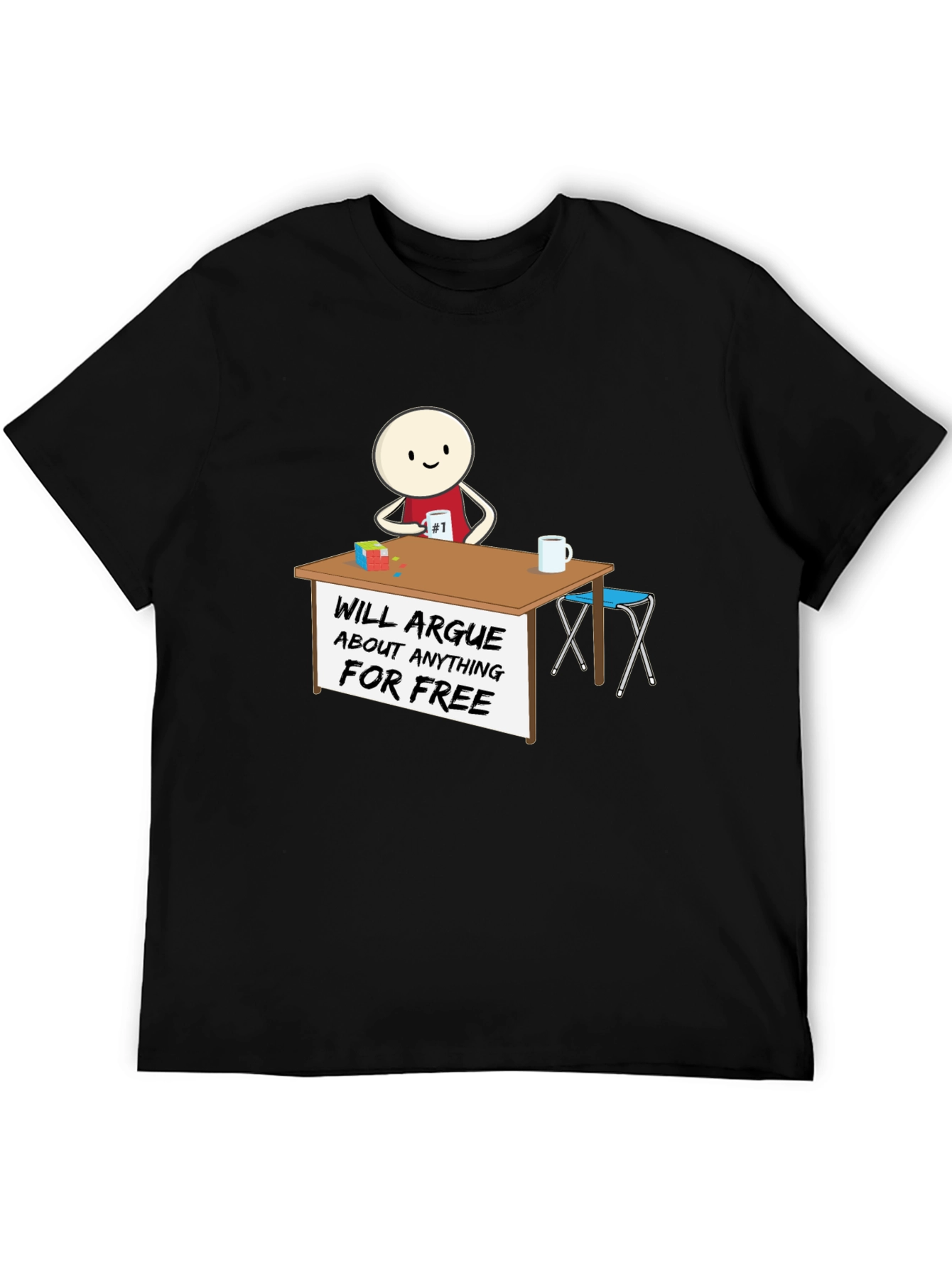 Arguing T-Shirt: Funny Cartoon Graphic Tee