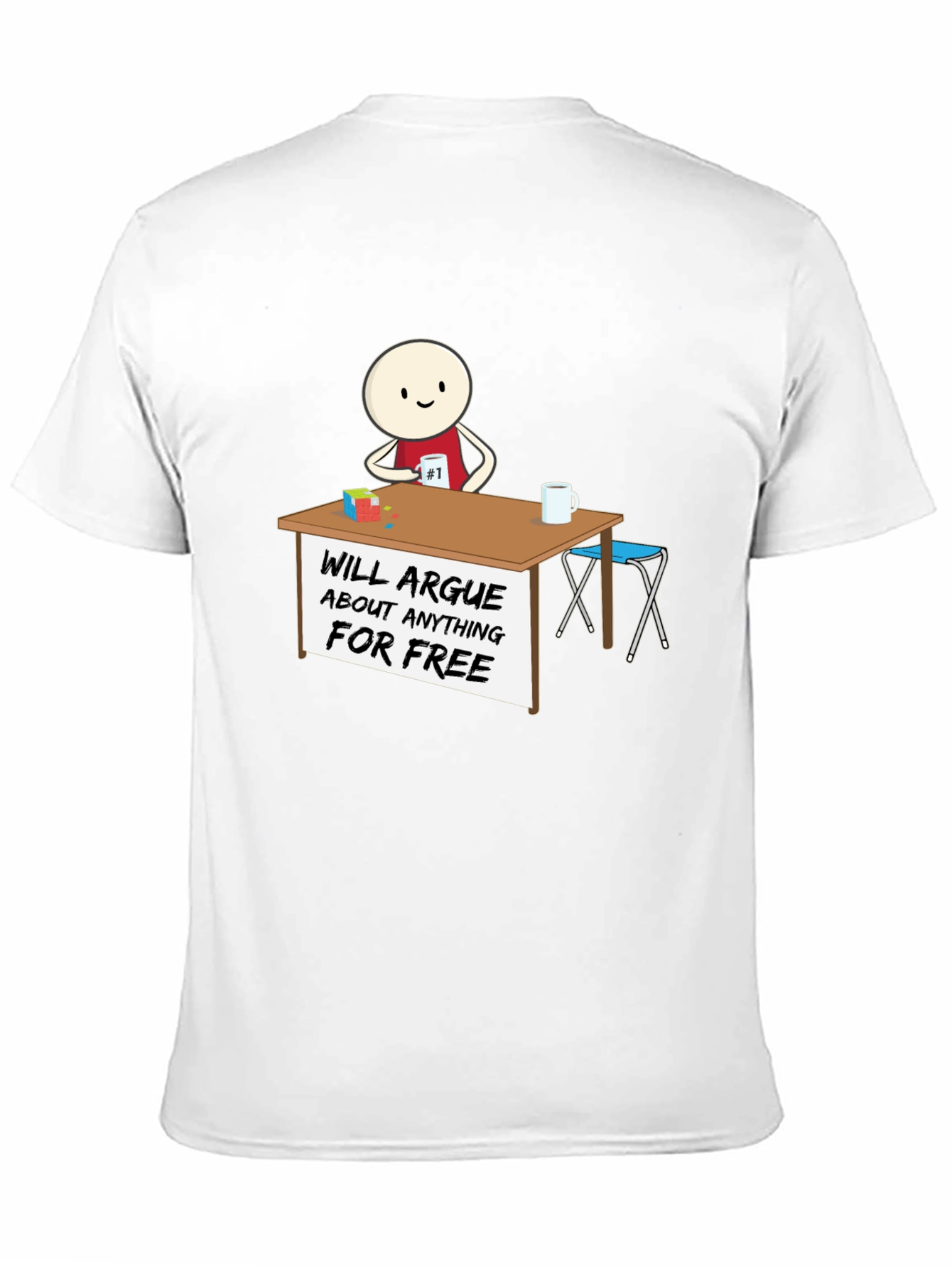 Arguing T-Shirt: Funny Cartoon Graphic Tee