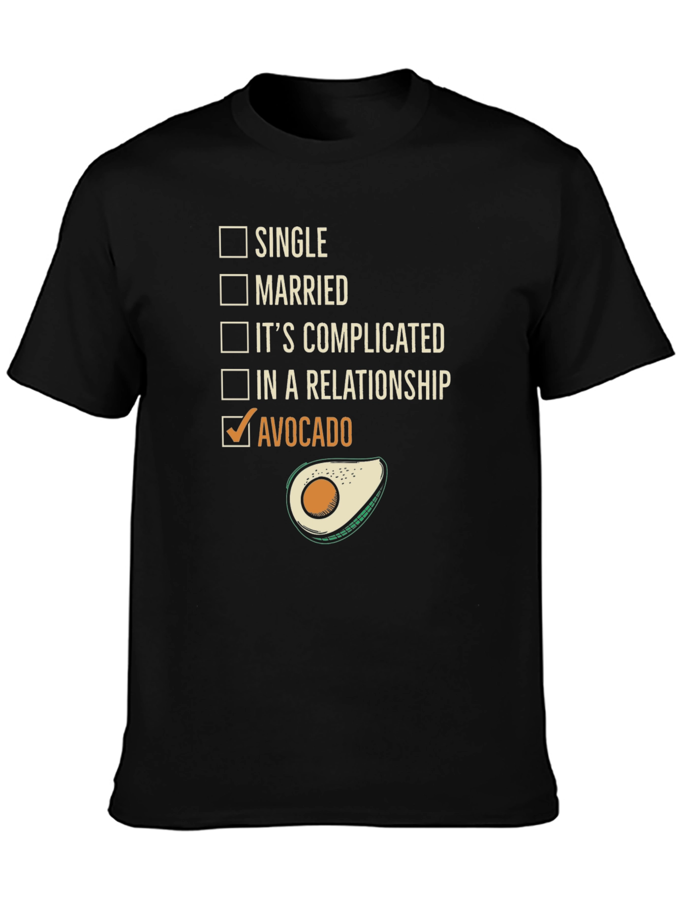 Avocado Relationship T-Shirt - Funny Foodie Tee
