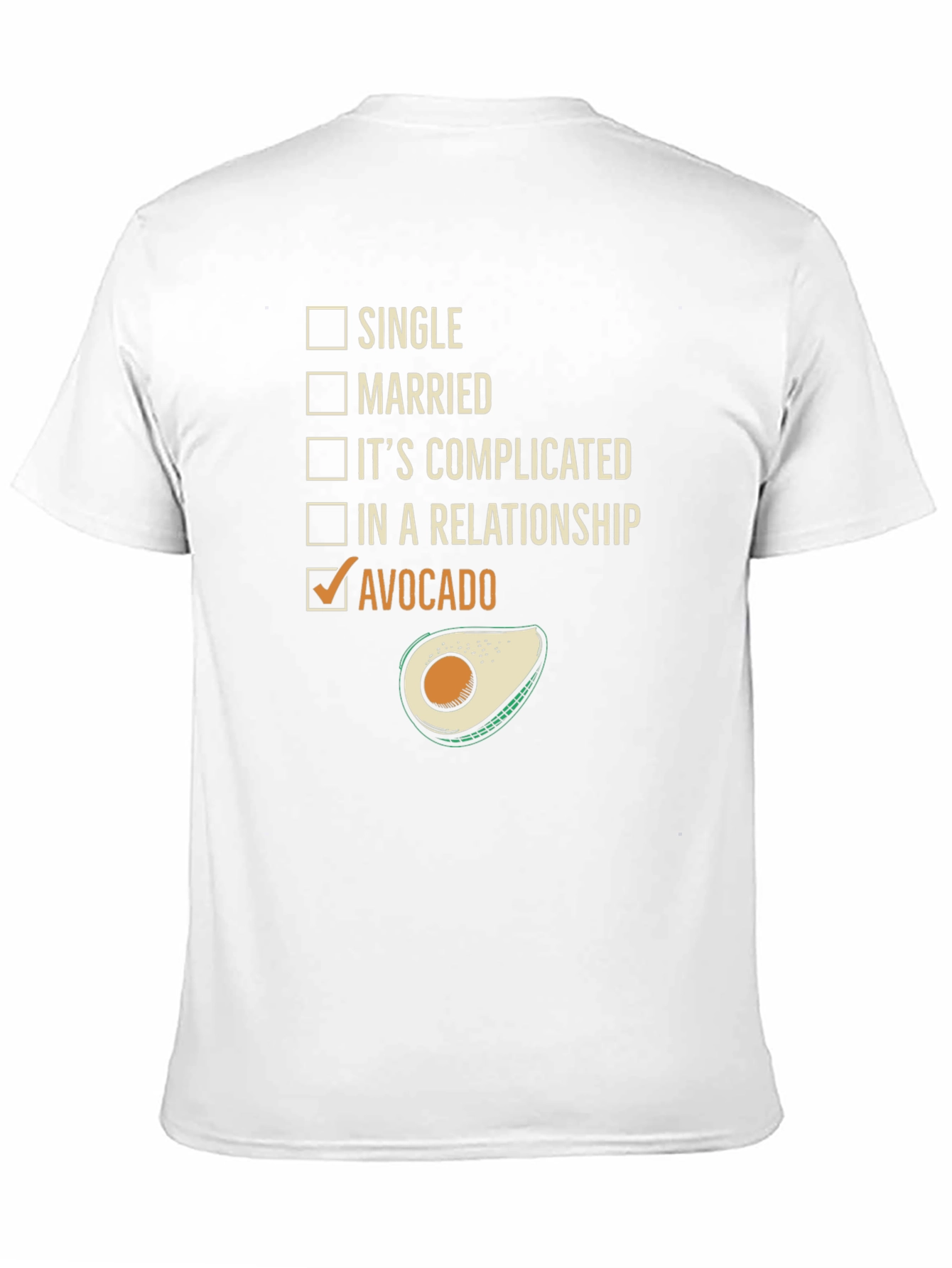 Avocado Relationship T-Shirt - Funny Foodie Tee