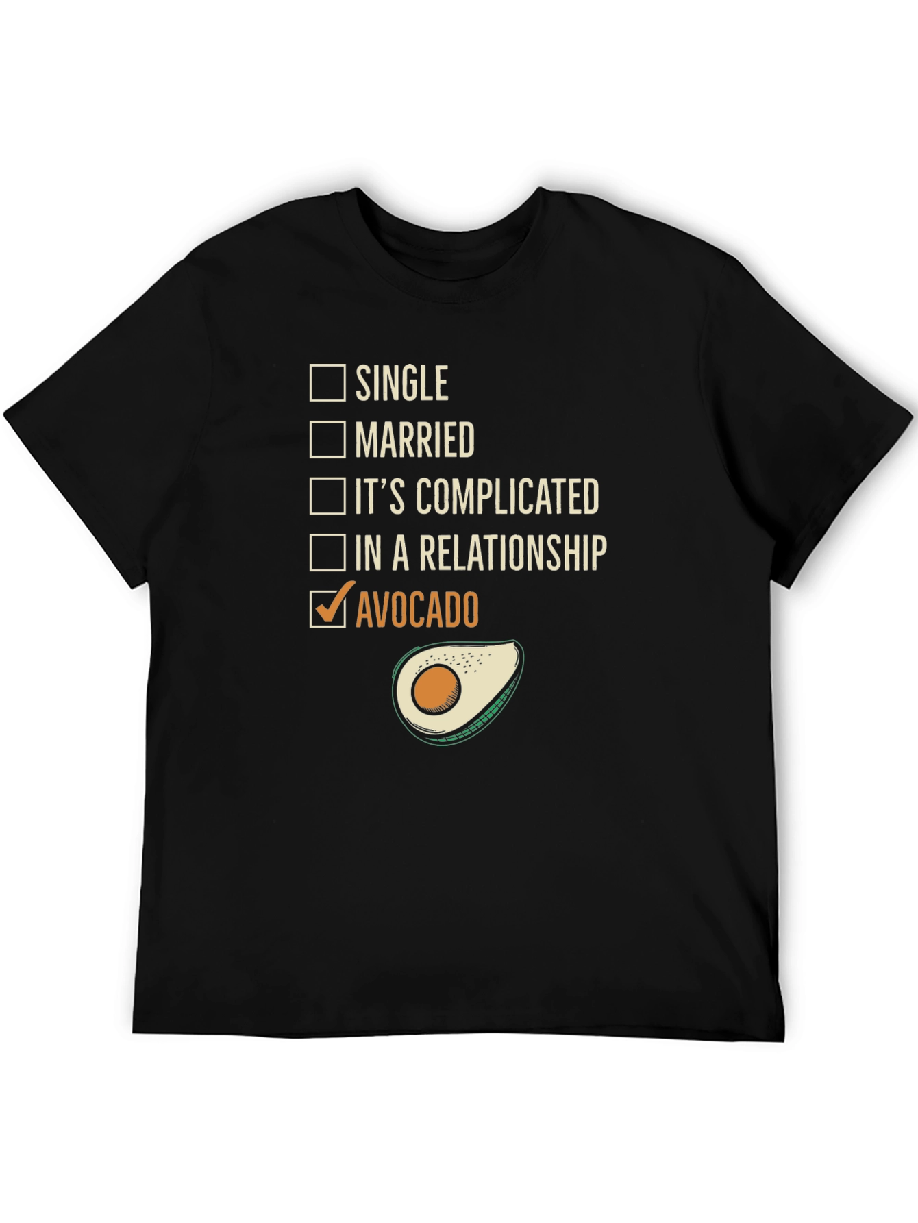 Avocado Relationship T-Shirt - Funny Foodie Tee