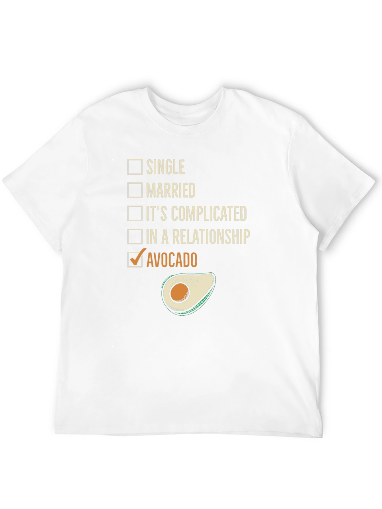 Avocado Relationship T-Shirt - Funny Foodie Tee