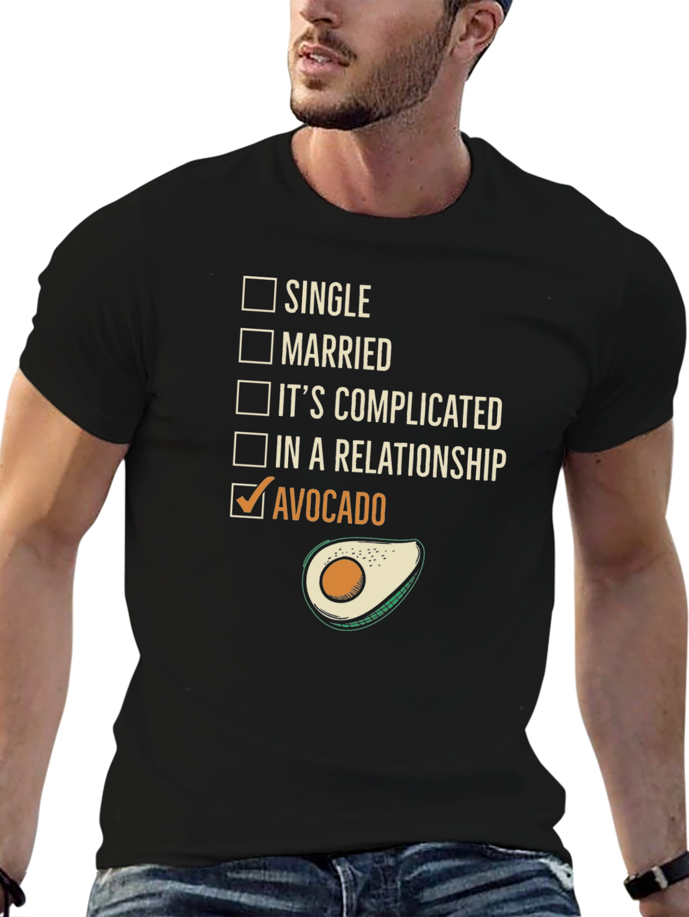 Avocado Relationship T-Shirt - Funny Foodie Tee