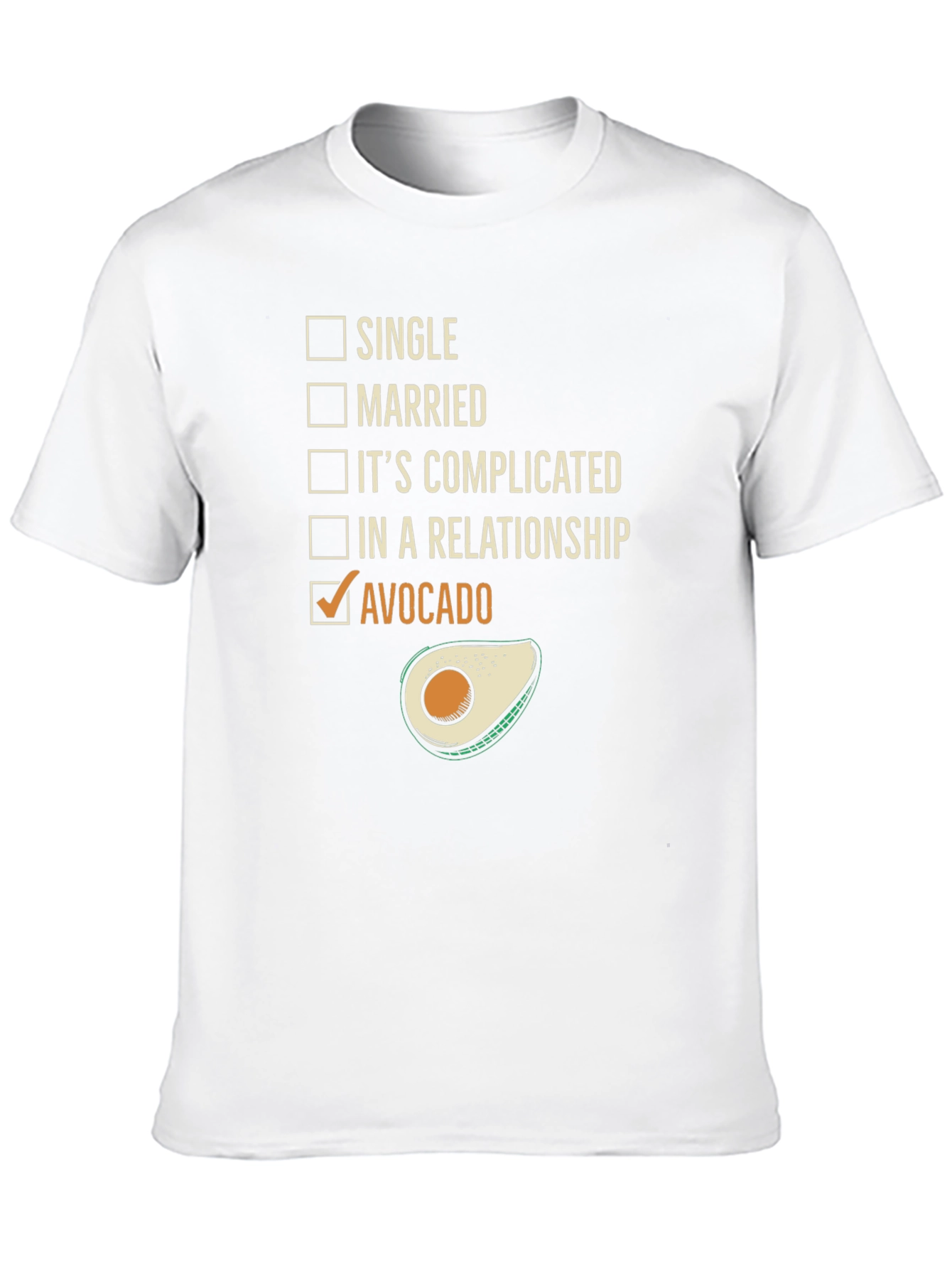 Avocado Relationship T-Shirt - Funny Foodie Tee