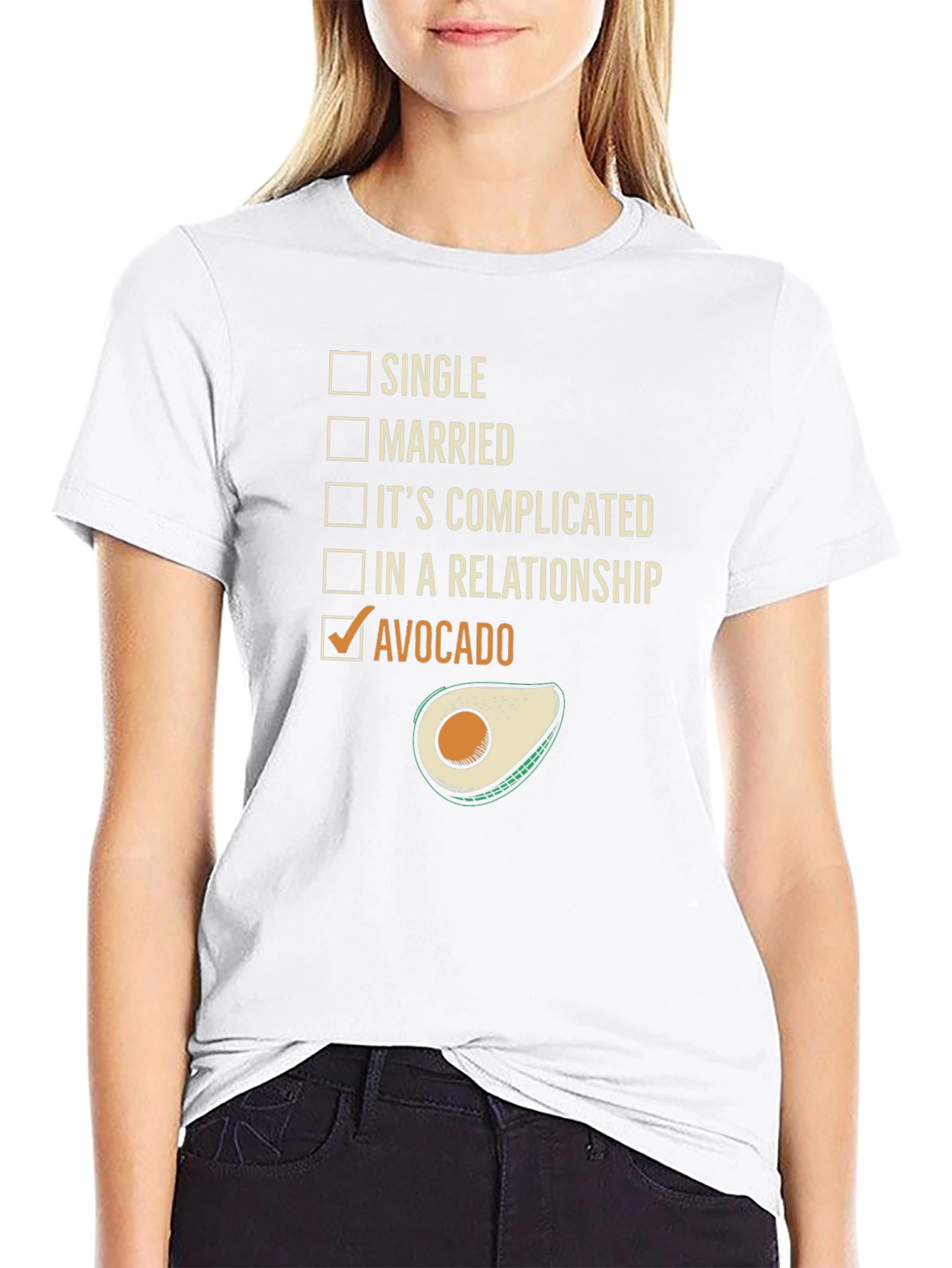 Avocado Relationship T-Shirt - Funny Foodie Tee