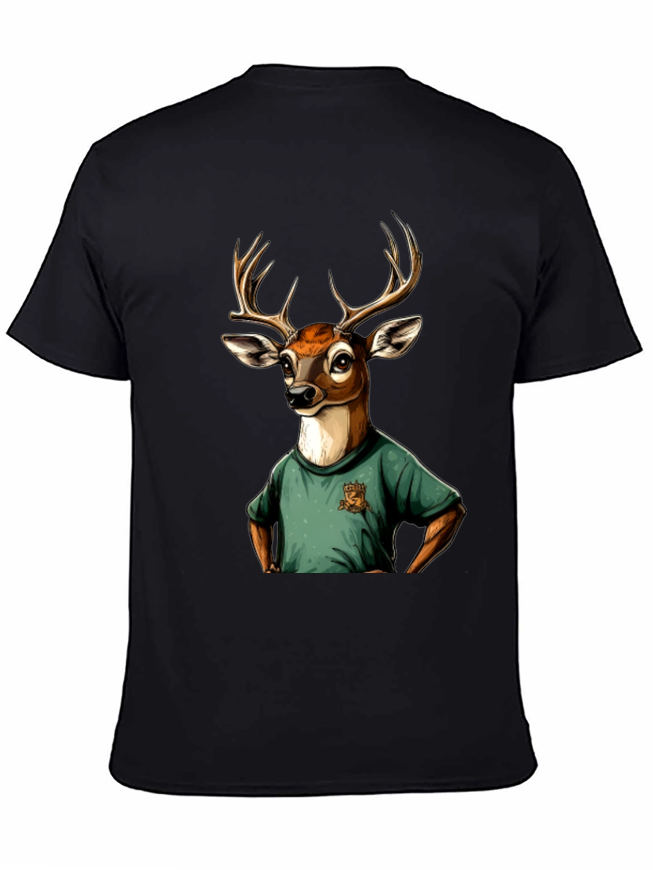 Deer T-Shirt - Novelty Animal Graphic Tee