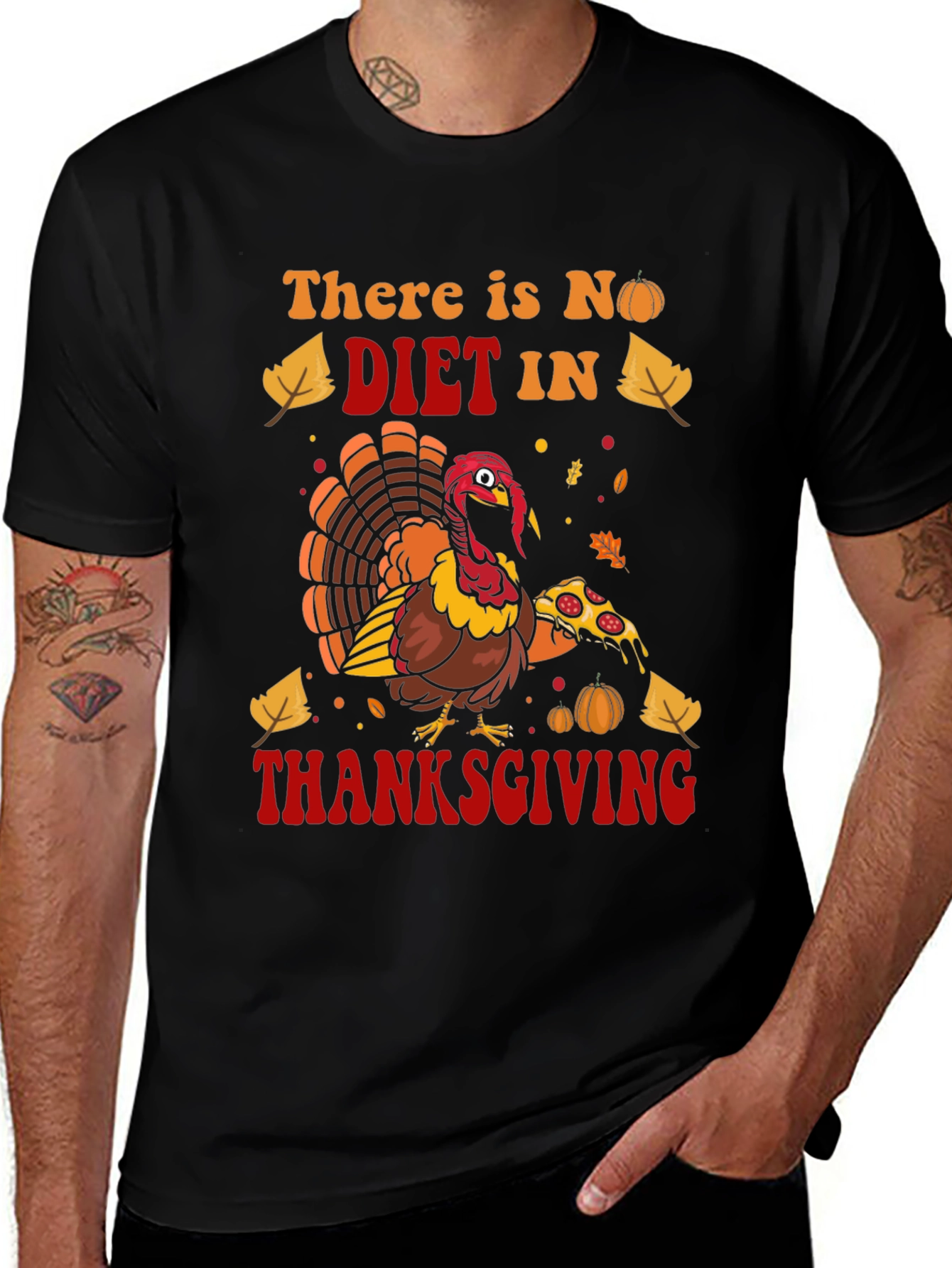 Thanksgiving Turkey Diet Graphic Tee